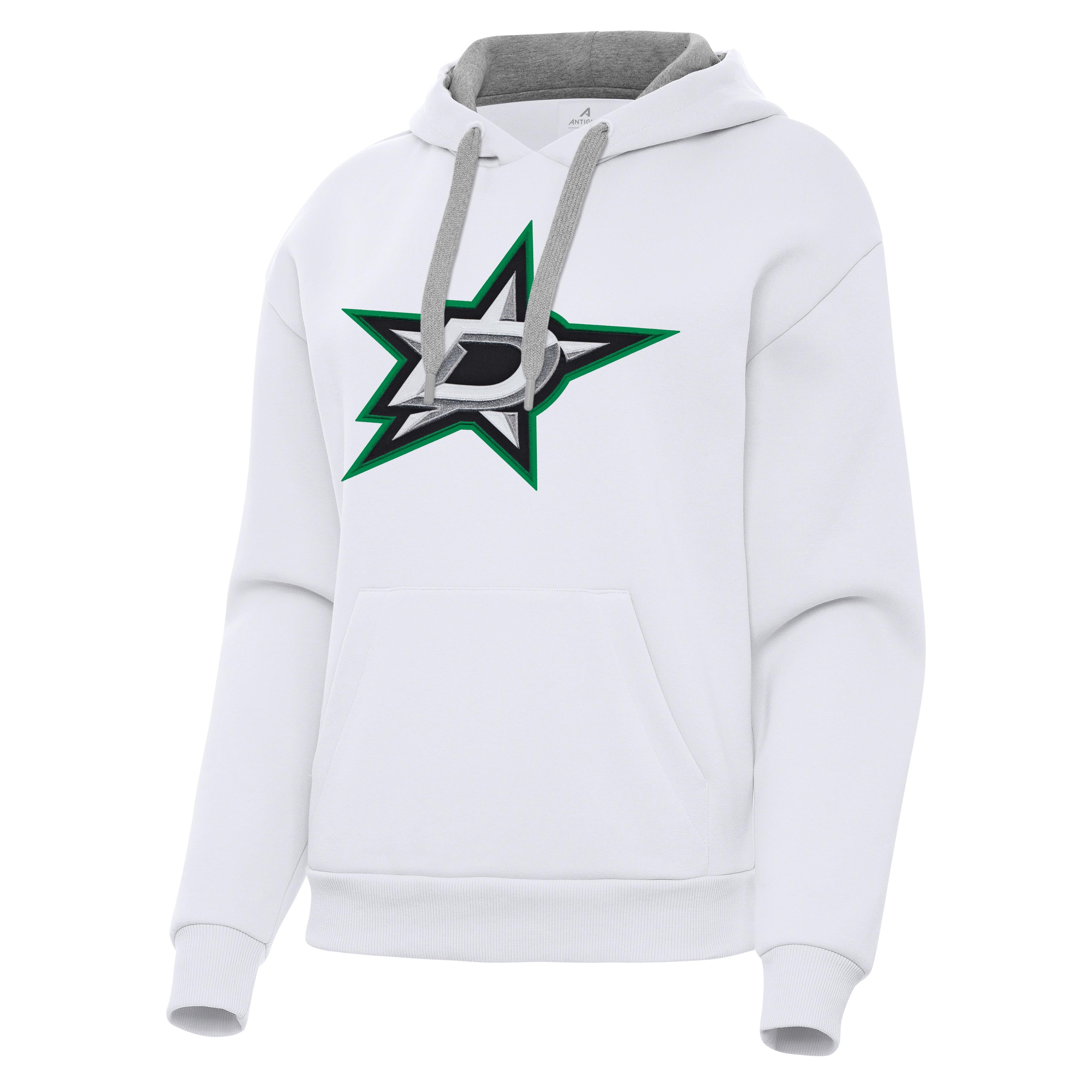 Dallas Stars Womens Victory Full Front Logo Pullover Hood
