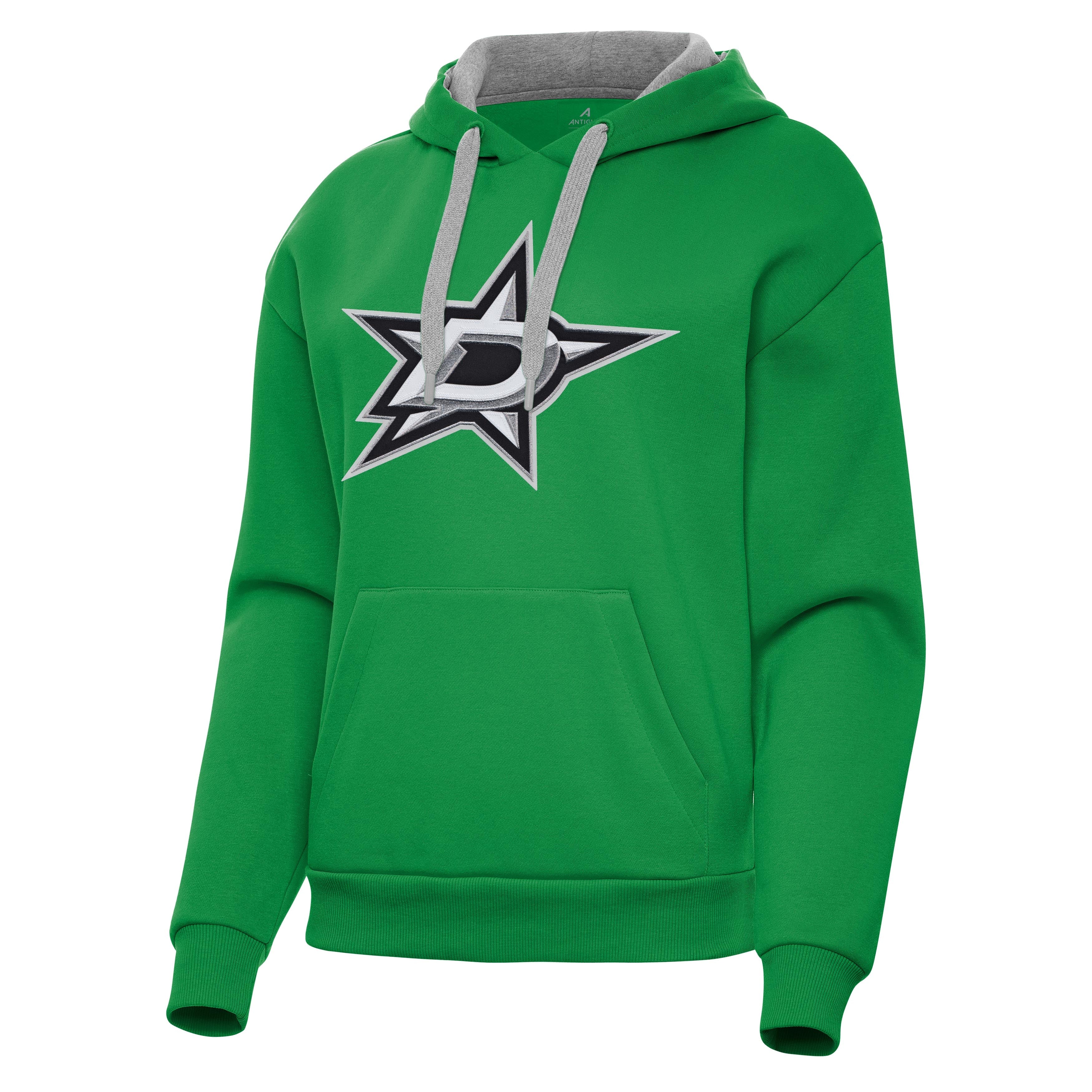 Dallas Stars Womens Victory Full Front Logo Pullover Hood - Image 4