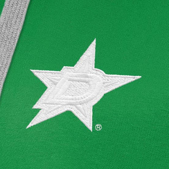 Dallas Stars Womens Victory St Patricks Day White Logo Pullover Hood - Image 2