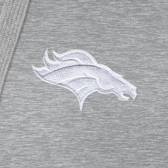 Denver Broncos Womens Victory White Logo Pullover Hood - Image 4