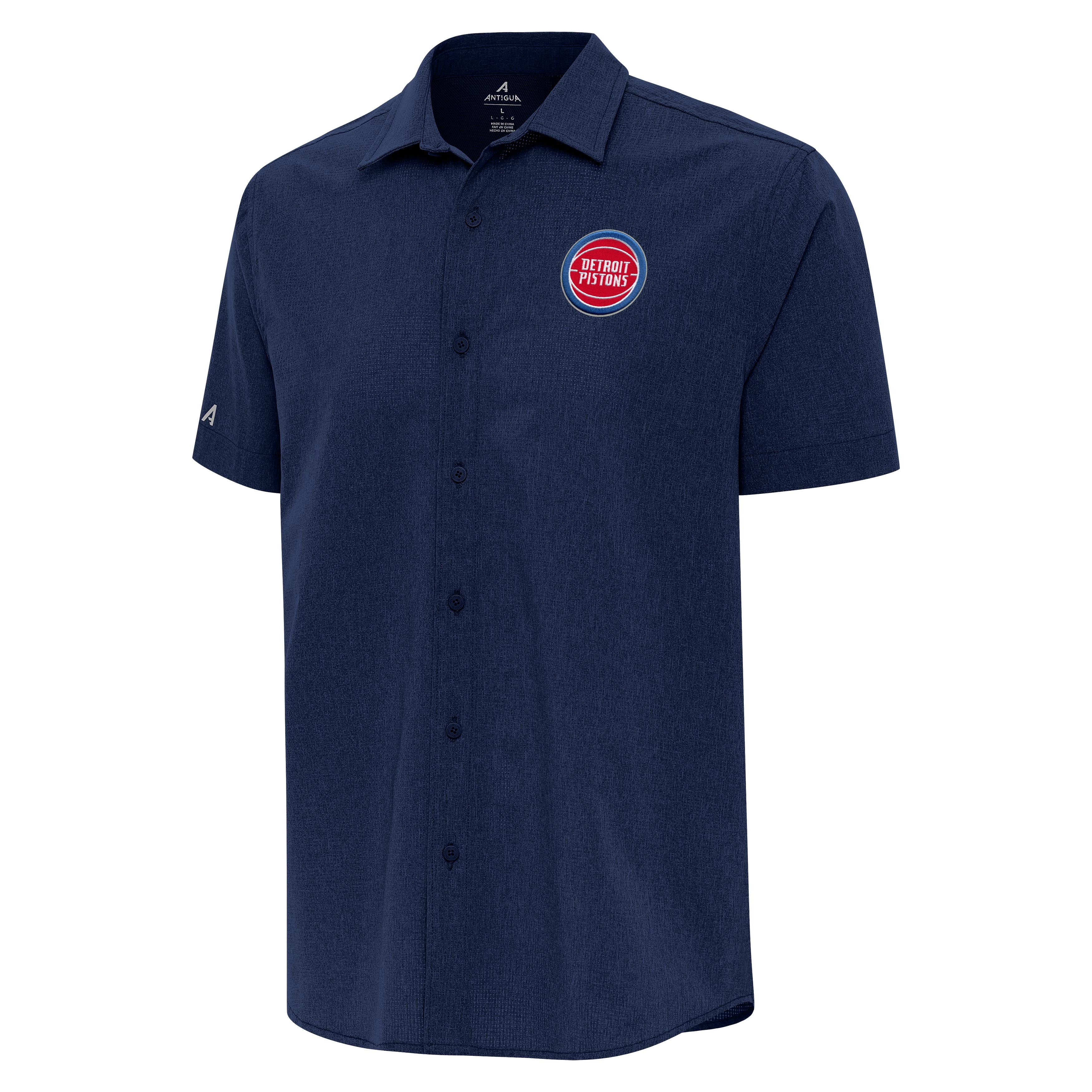 Detroit Pistons Activate Woven Shirt - Image 2