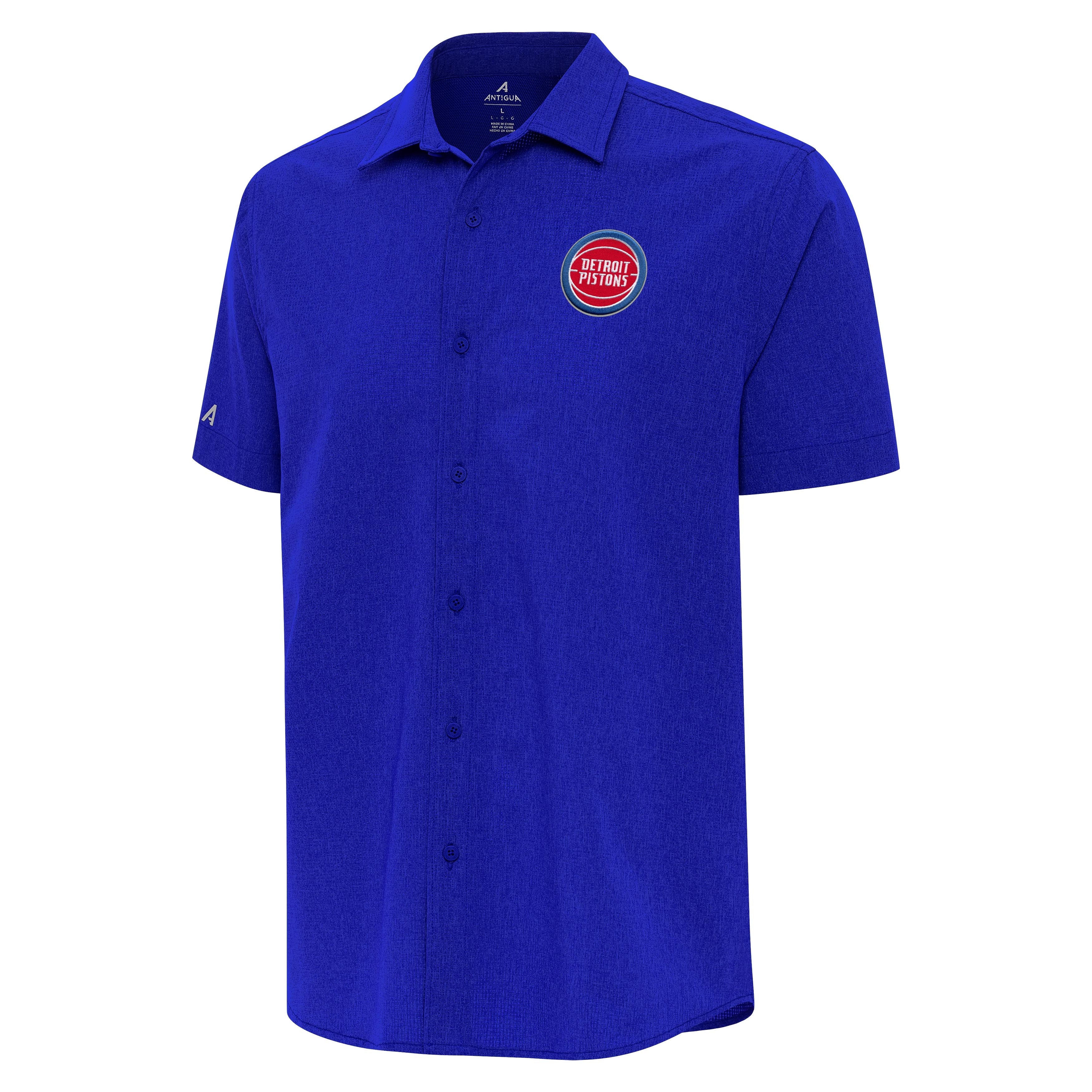 Detroit Pistons Activate Woven Shirt - Image 3