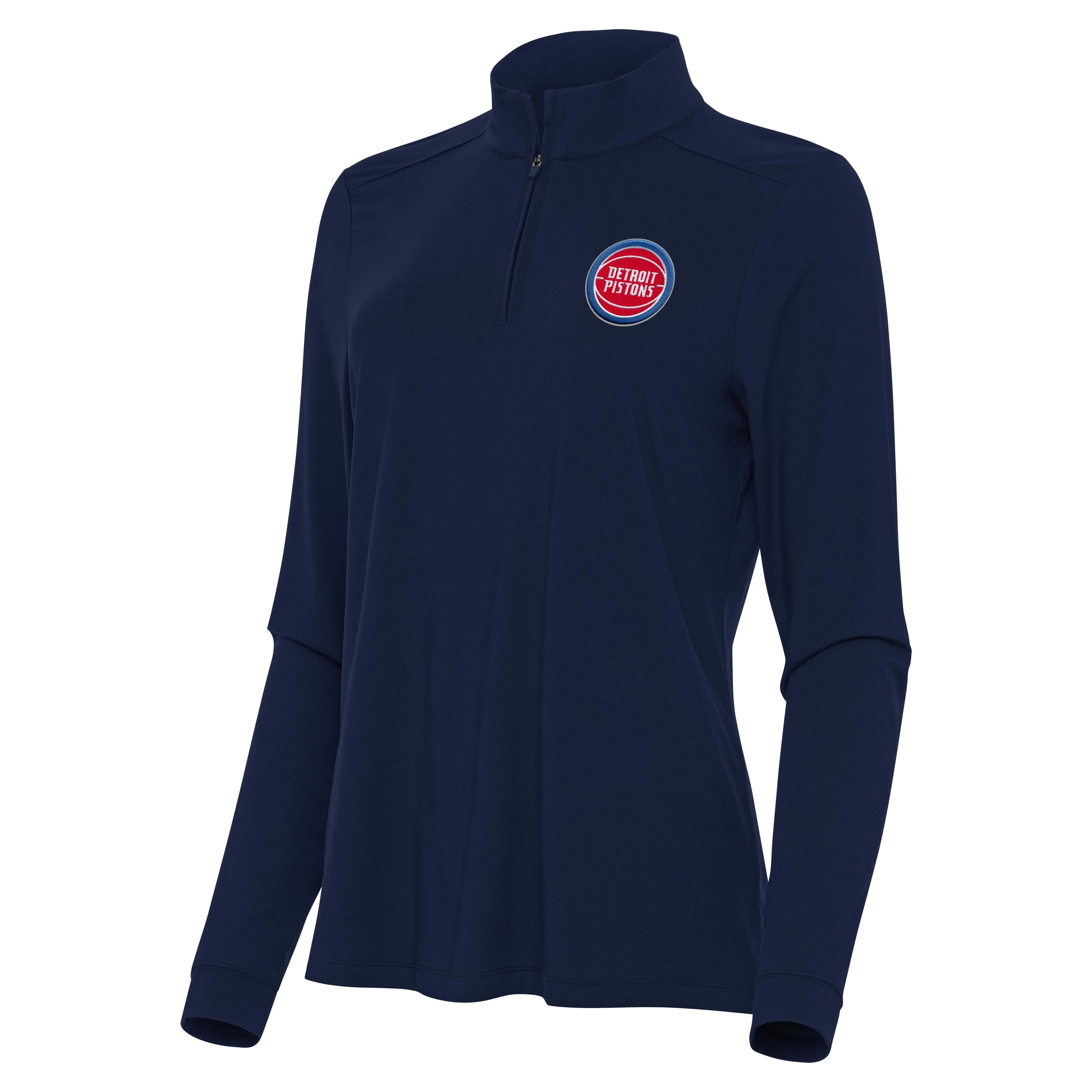 Detroit Pistons Womens Intent Quarter Zip Pullover - Image 2