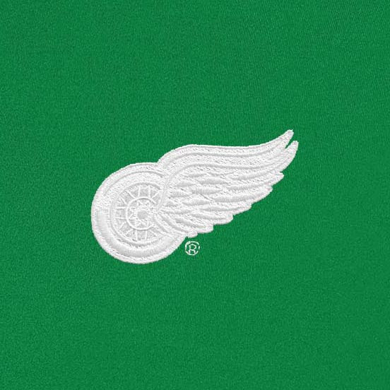 Detroit Red Wings Era St Patricks Day White Logo Polo - Image 2