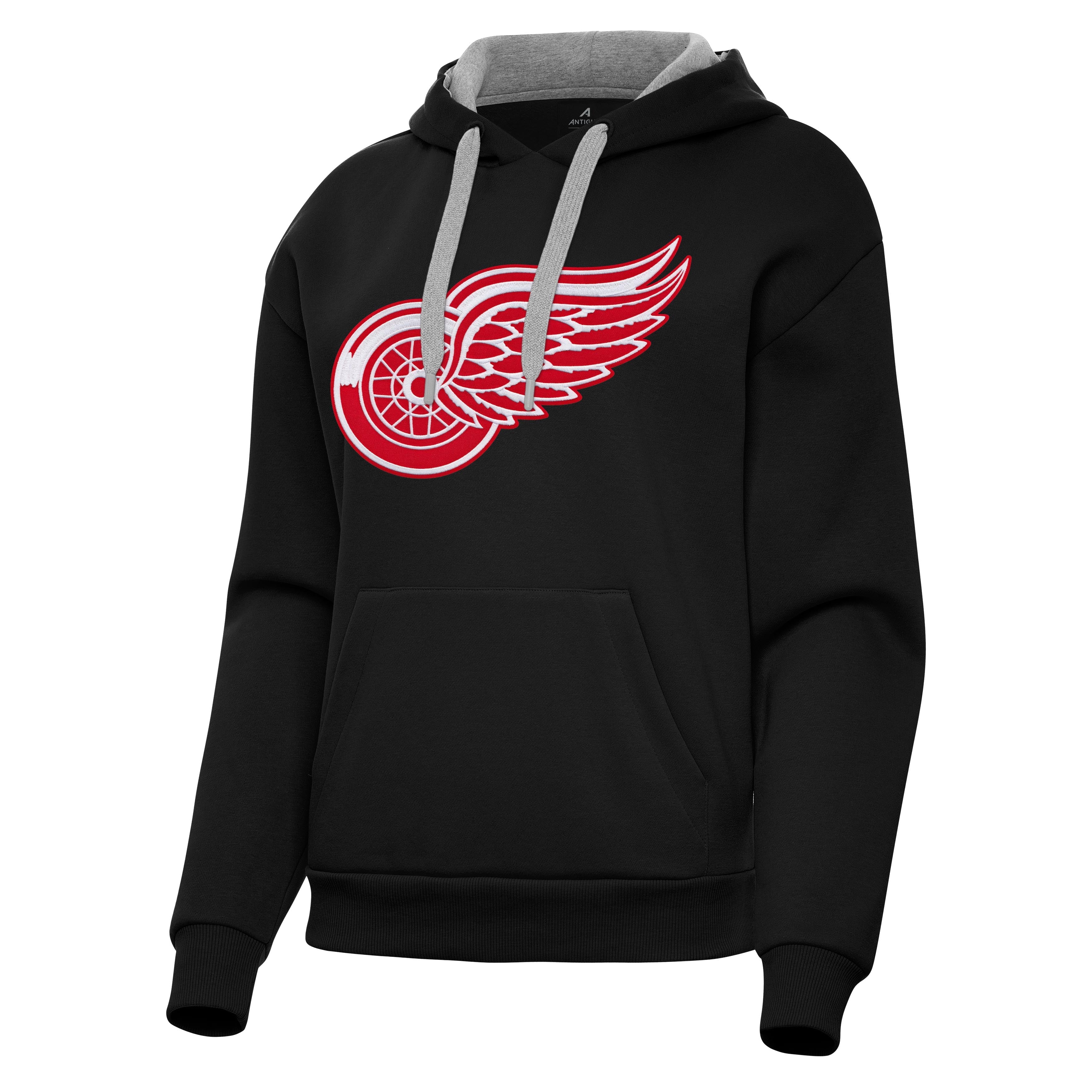 Detroit Red Wings Womens Victory Full Front Logo Pullover Hood - Image 2