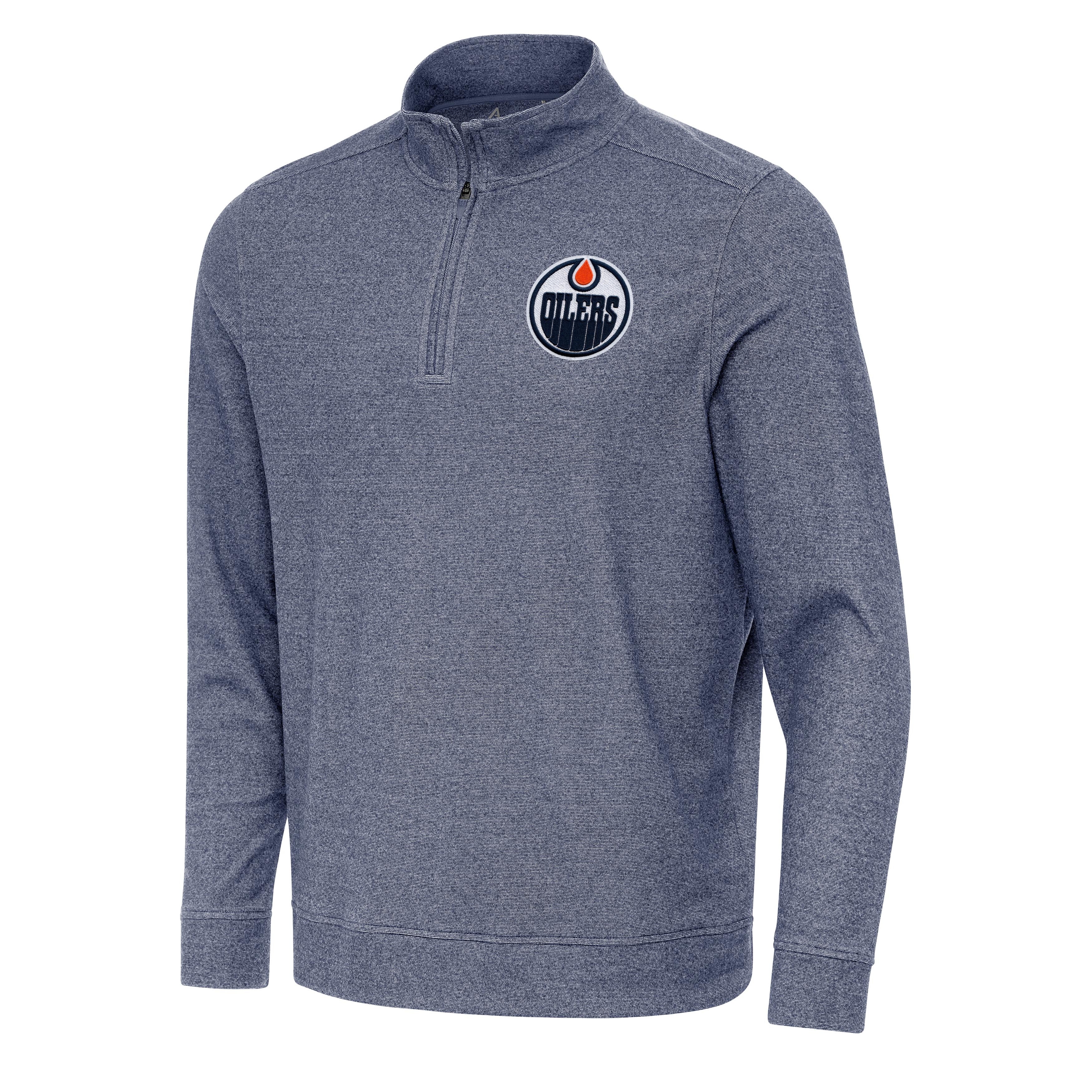Edmonton Oilers Subtle Quarter Zip Mock - Image 2