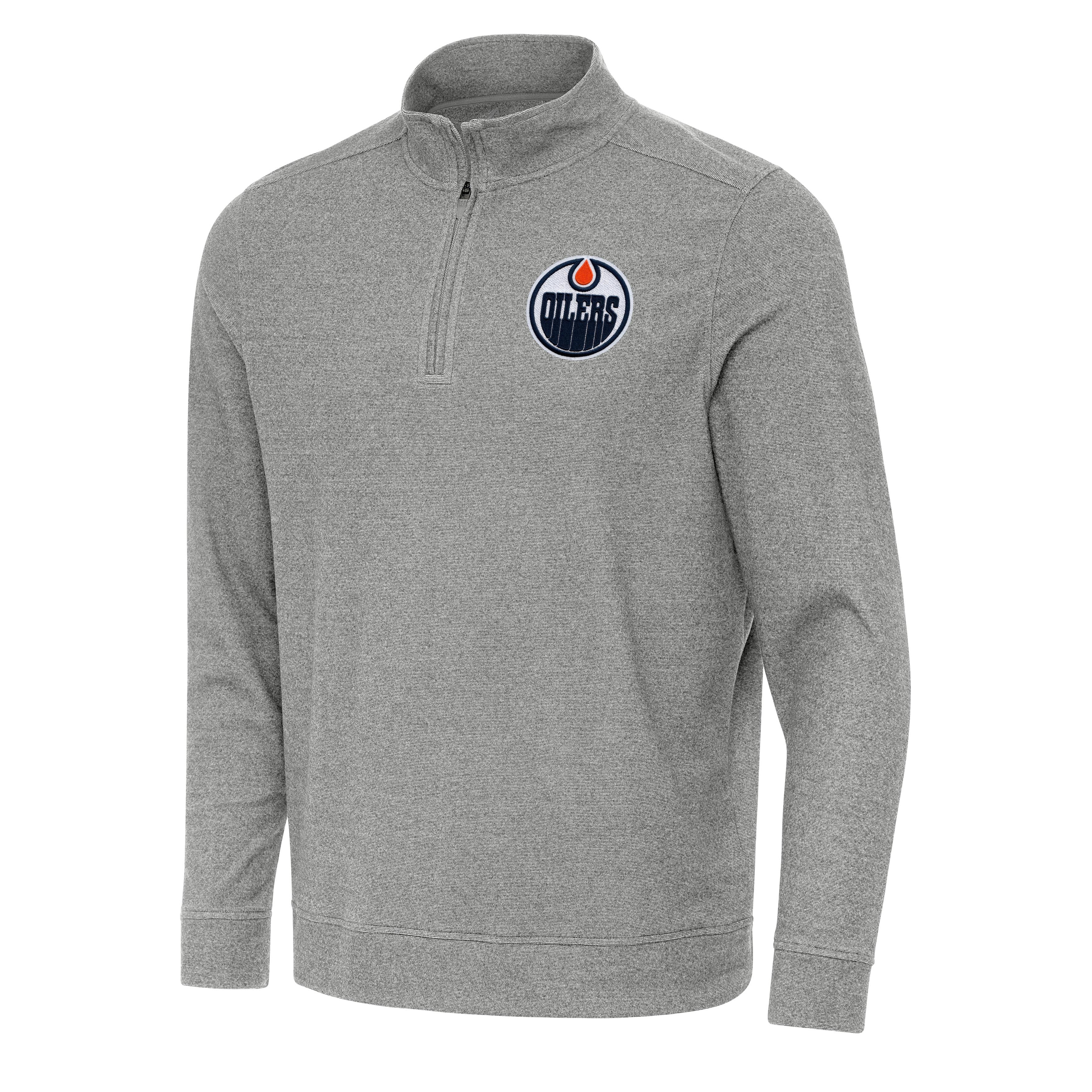 Edmonton Oilers Subtle Quarter Zip Mock - Image 3