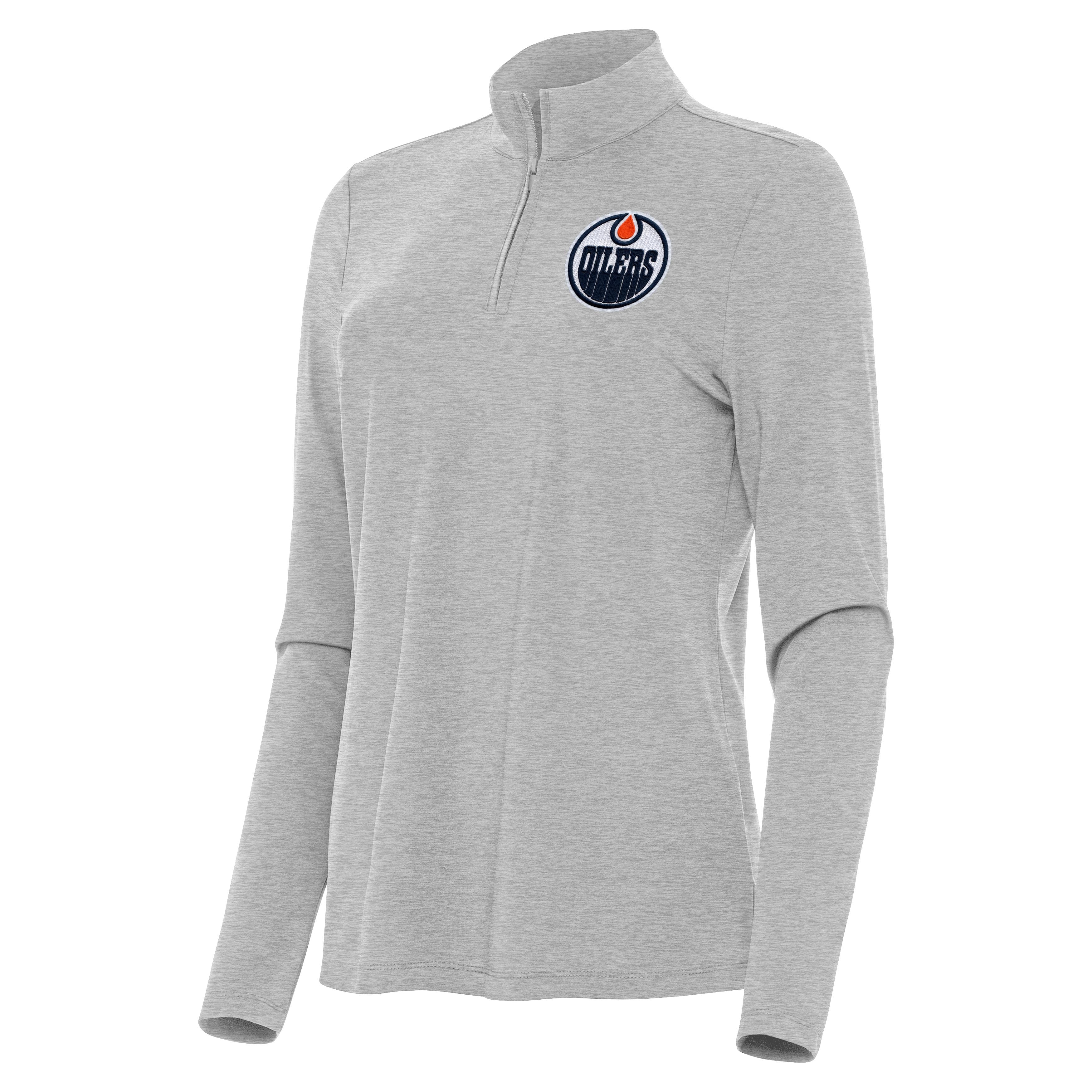 Edmonton Oilers Womens Bright Quarter Zip Pullover