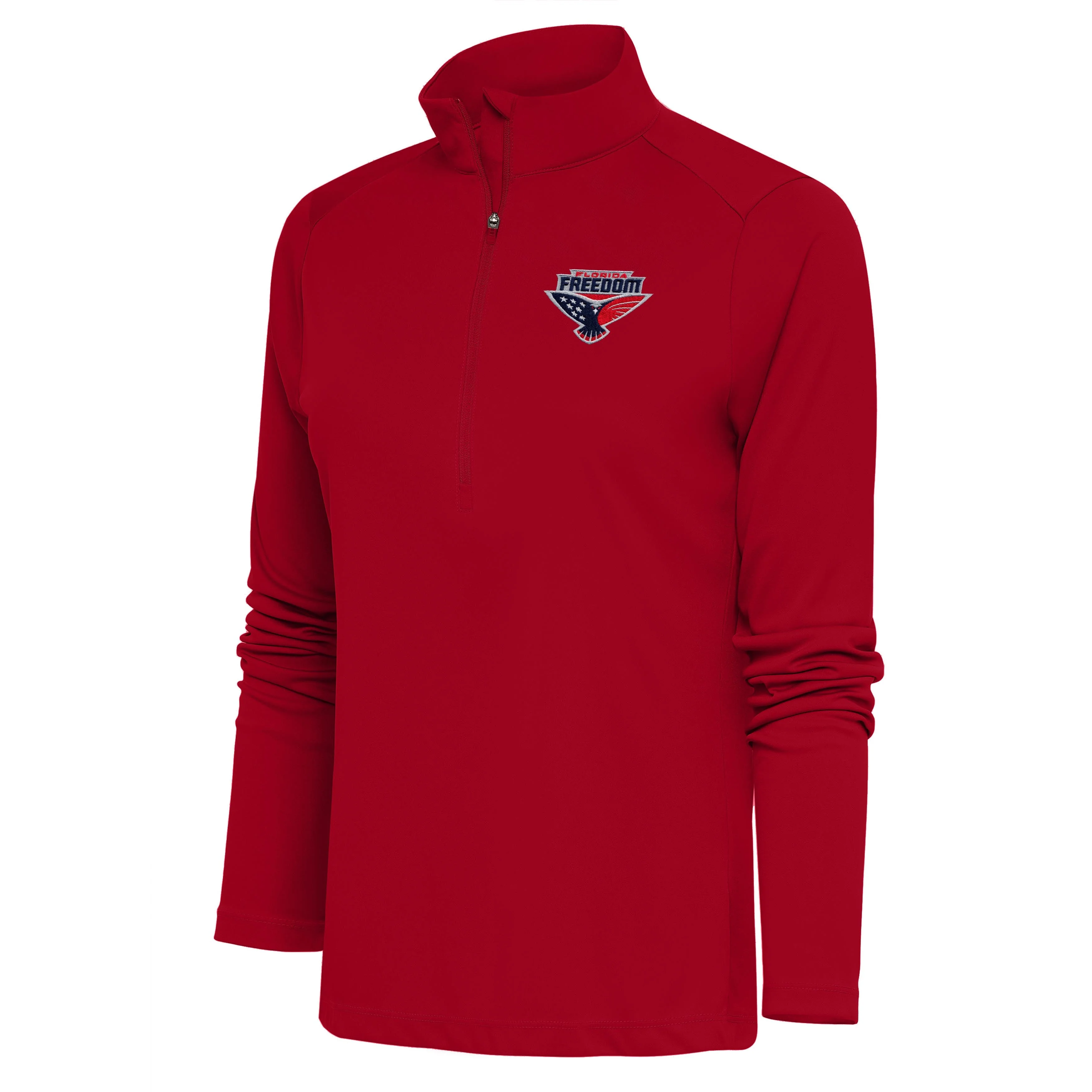 Florida Freedom Tribute Womens Quarter Zip Pullover - Image 3