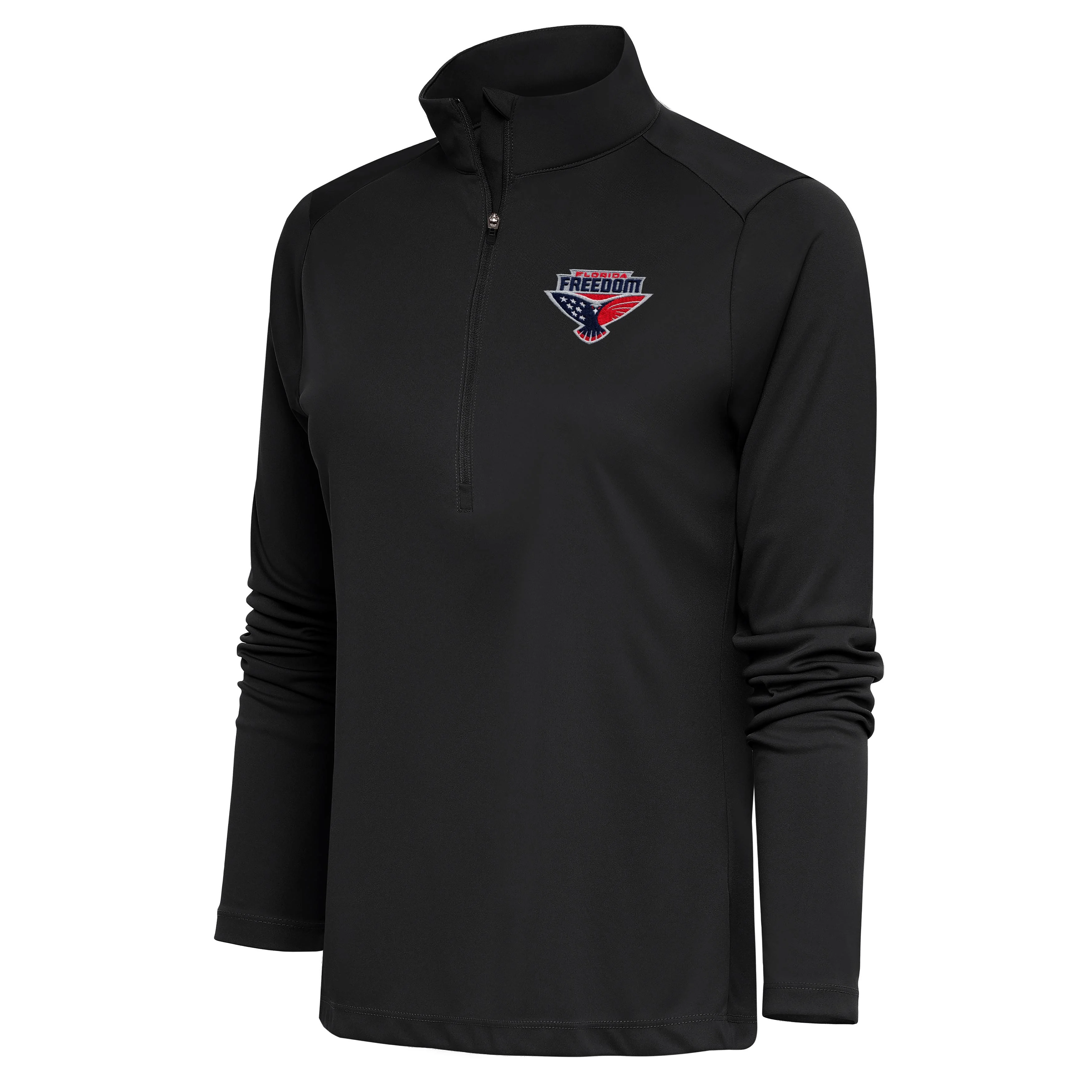 Florida Freedom Tribute Womens Quarter Zip Pullover - Image 4