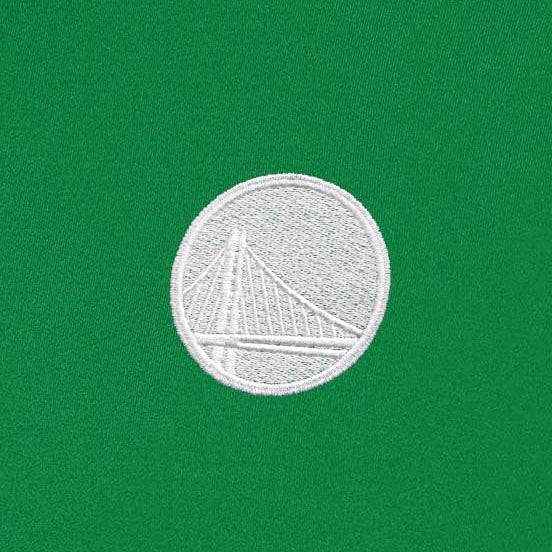 Golden State Warriors Era St Patricks Day White Logo Polo - Image 2