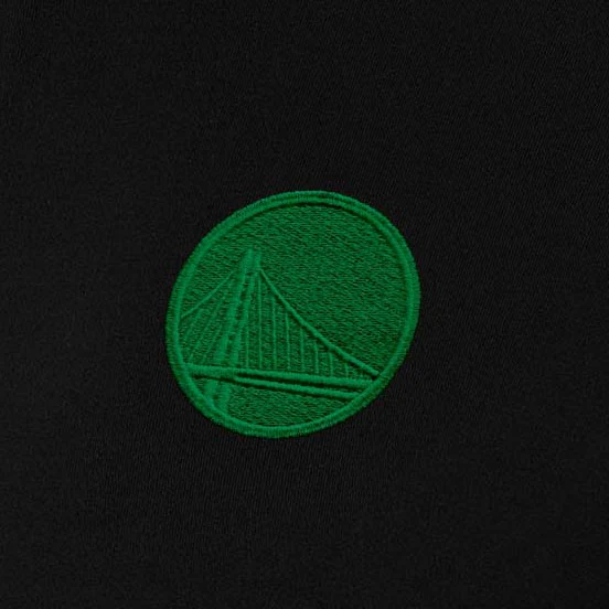 Golden State Warriors Womens Intent St Patricks Day Quarter Zip Pullover - Image 2