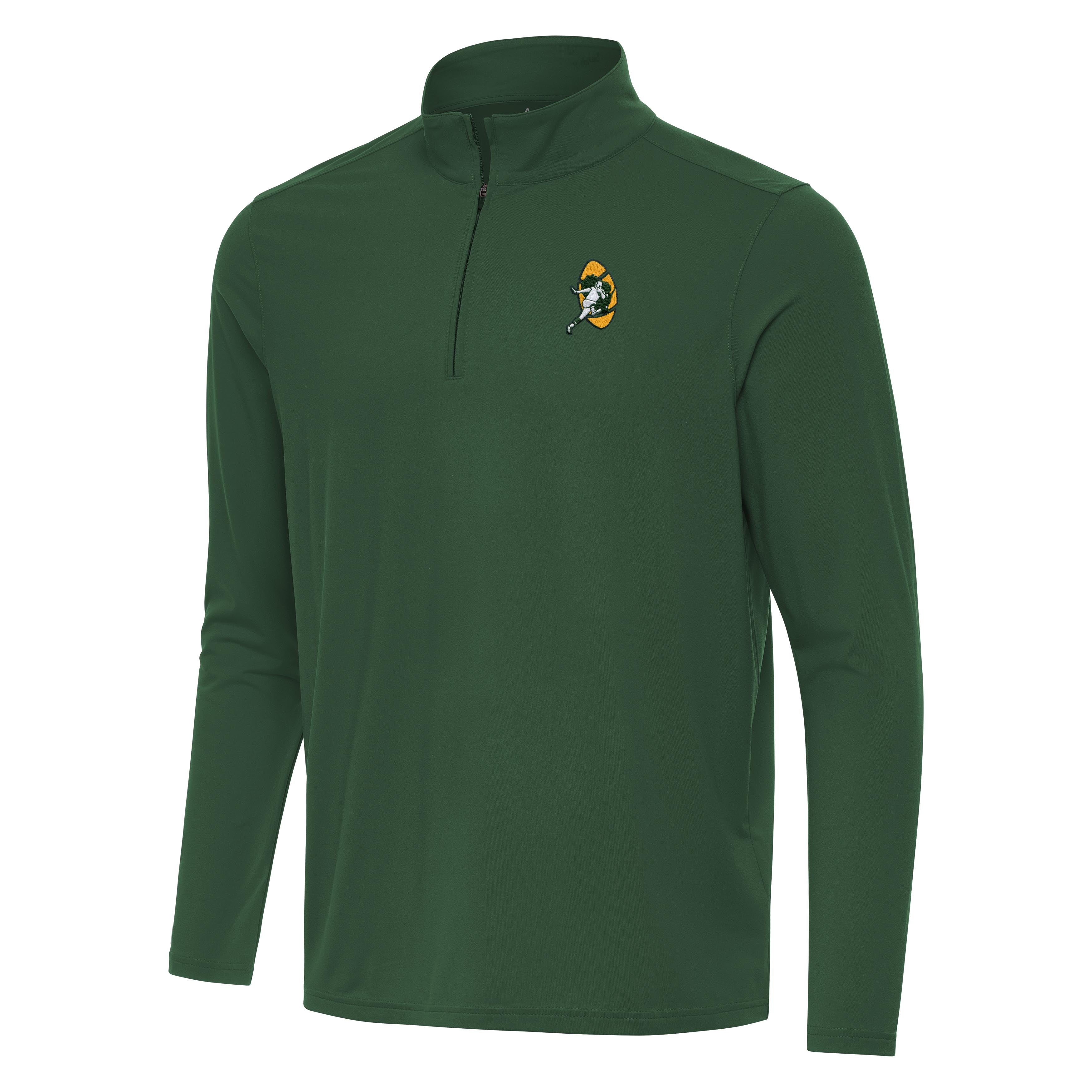 Green Bay Packers Throwback Intent Quarter Zip Pullover