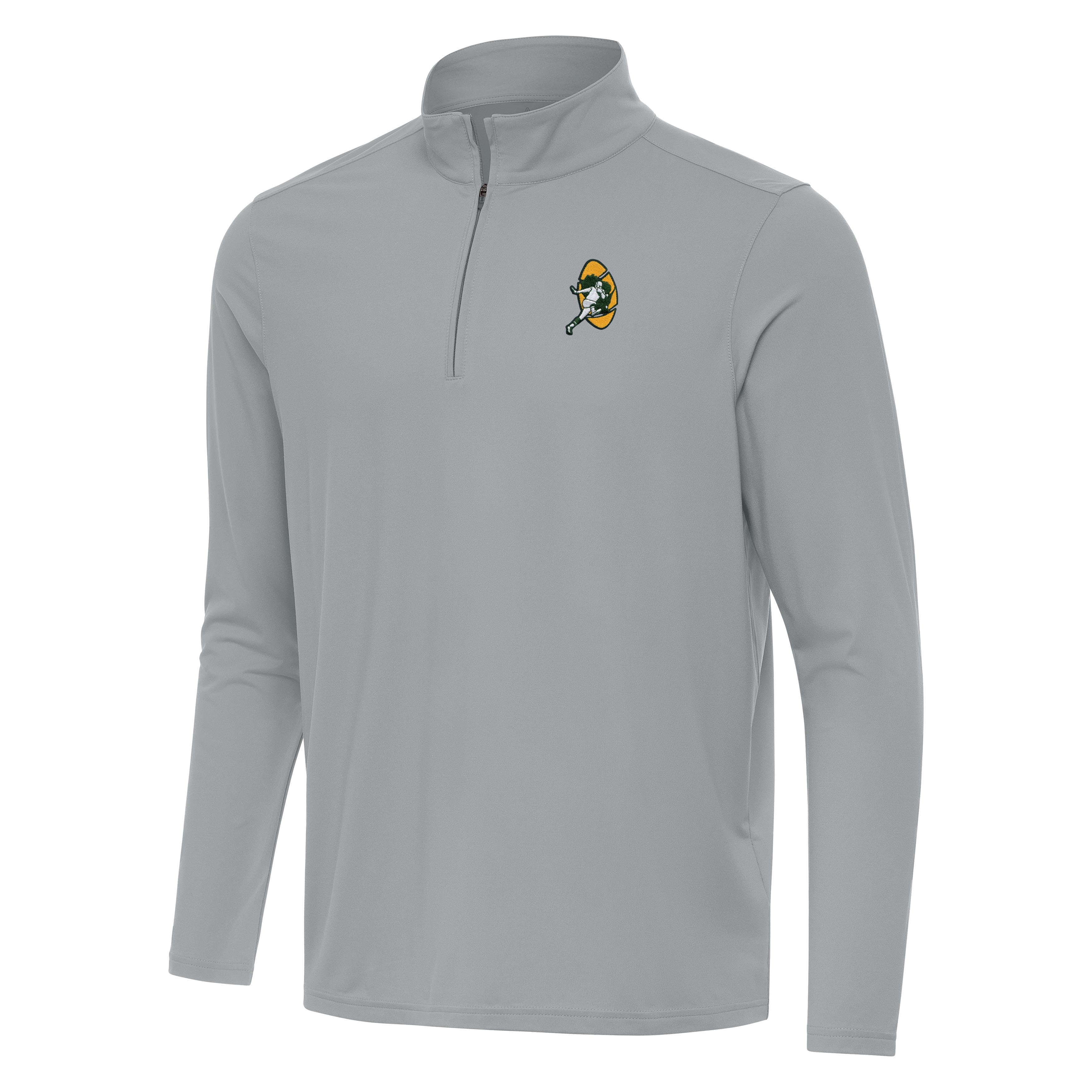 Green Bay Packers Throwback Intent Quarter Zip Pullover - Image 2