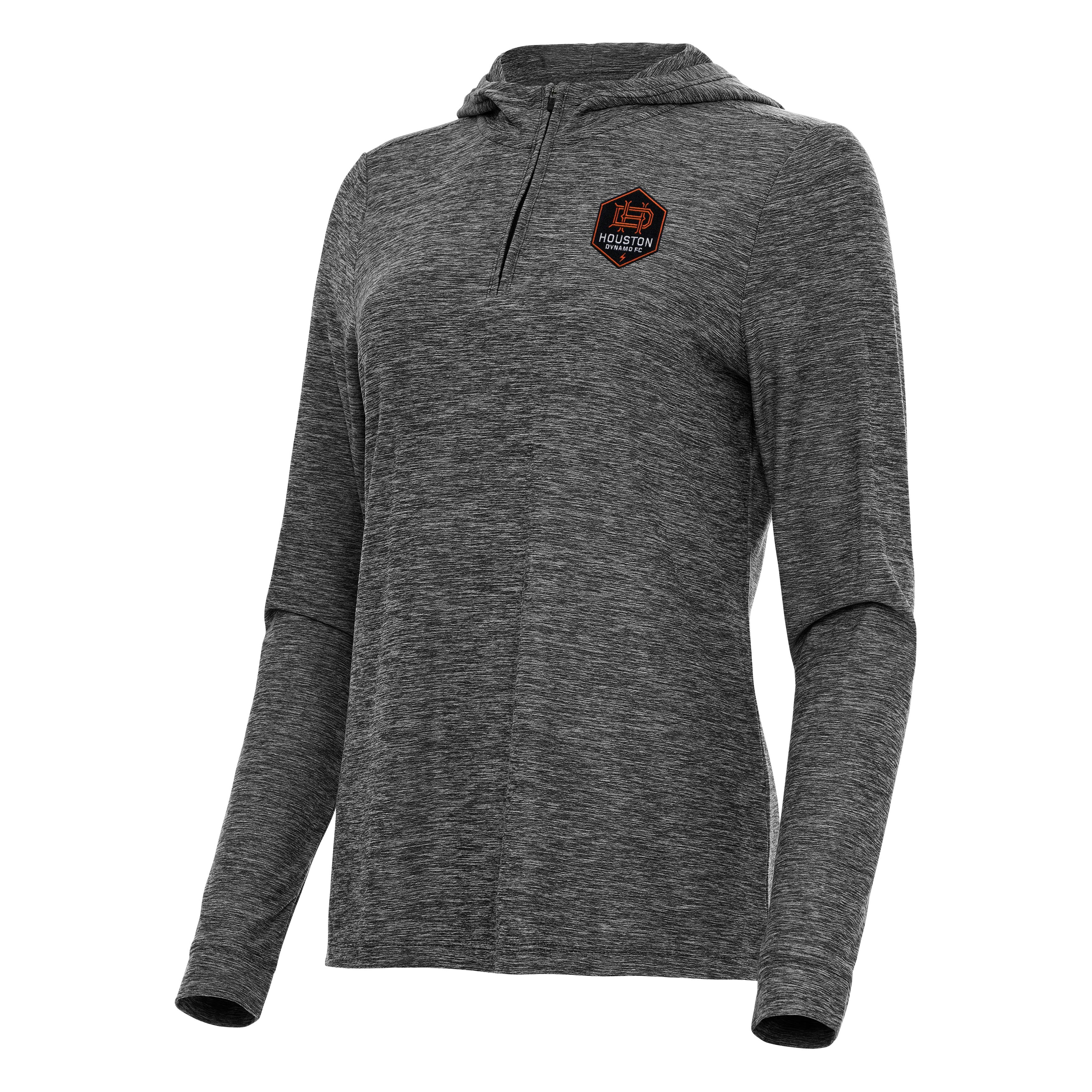 Houston Dynamo FC Womens Daybreak Quarter Zip Pullover Hood