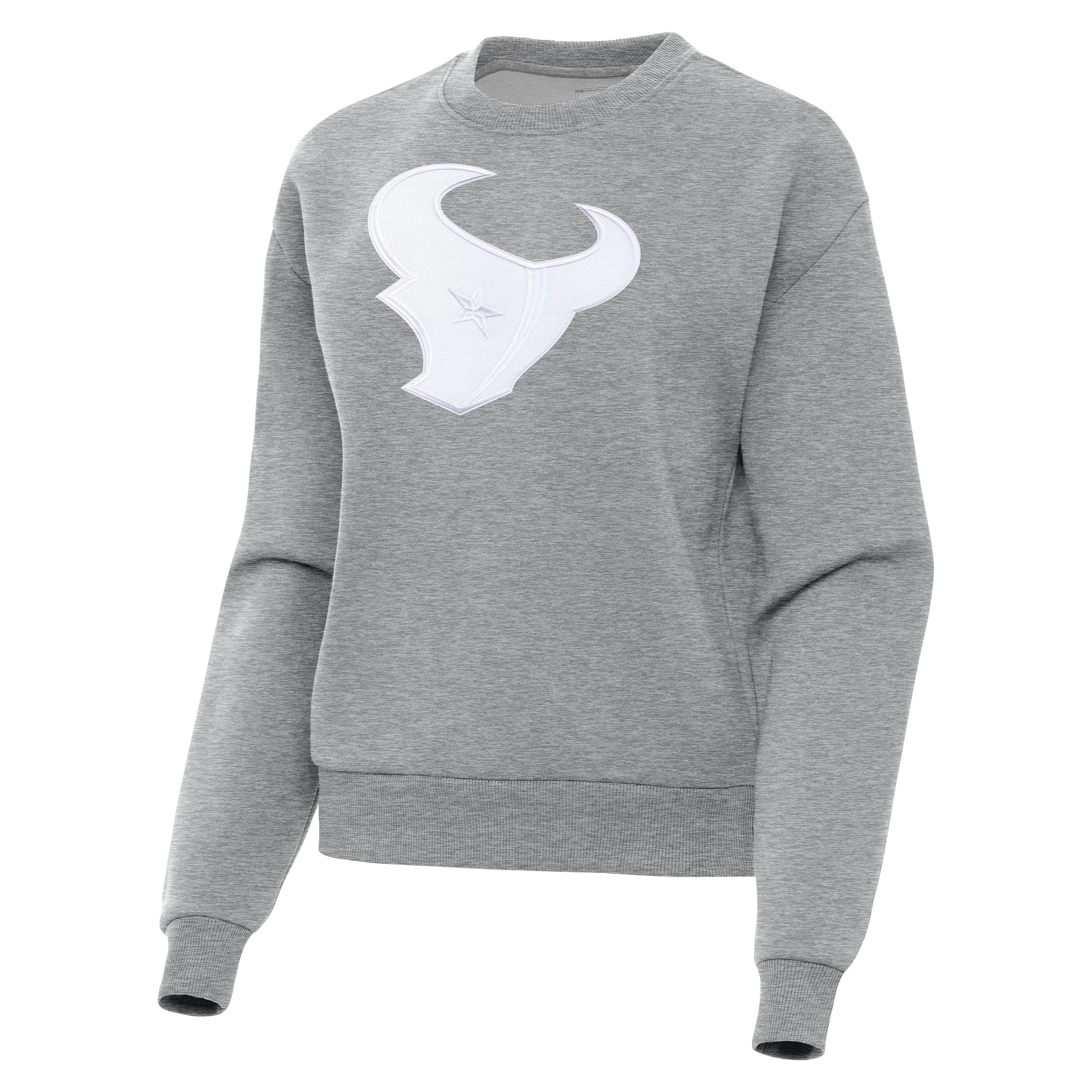 Houston Texans Womens Victory Full Front Logo Crew - Image 2