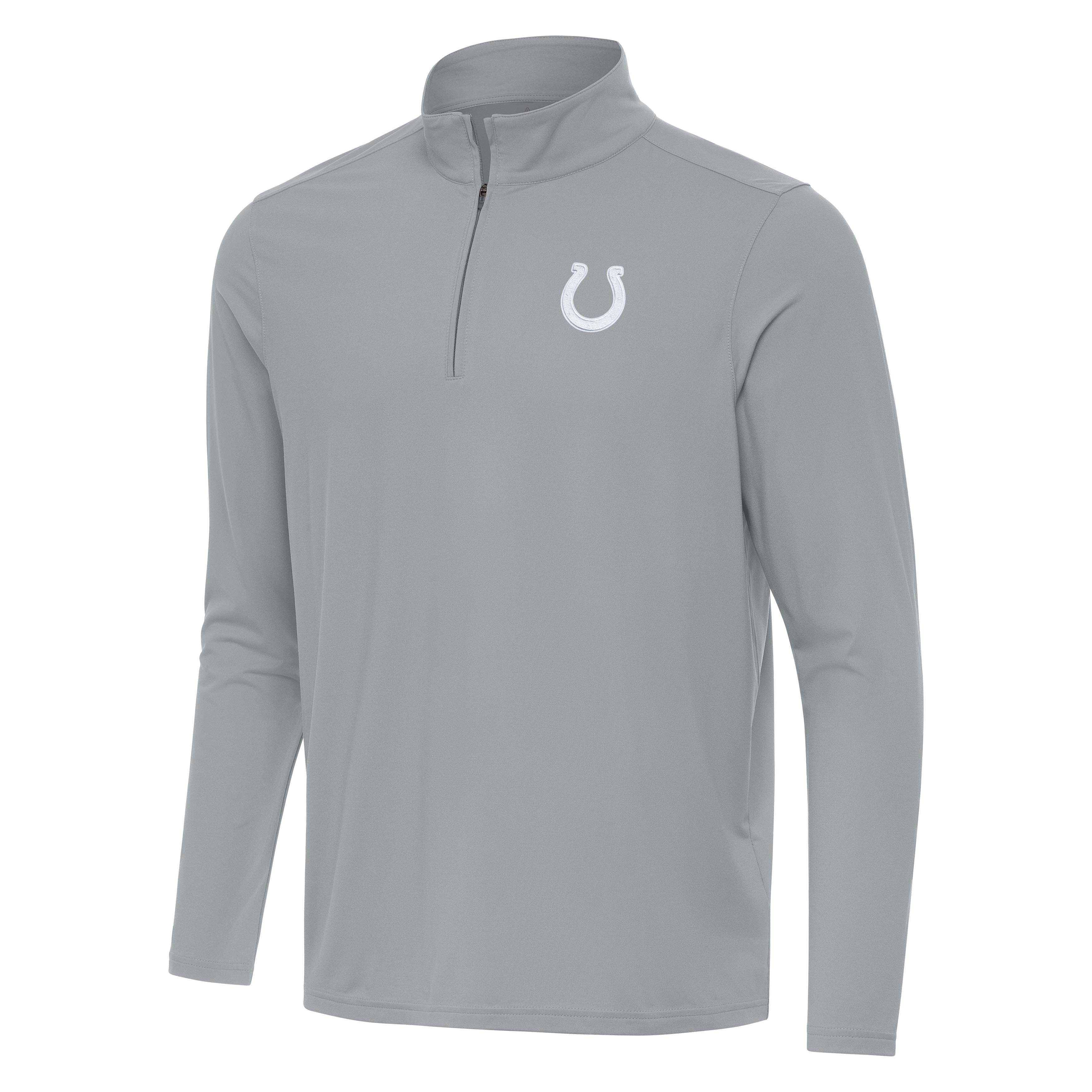 Indianapolis Colts Intent White Logo Quarter Zip Pullover - Image 3