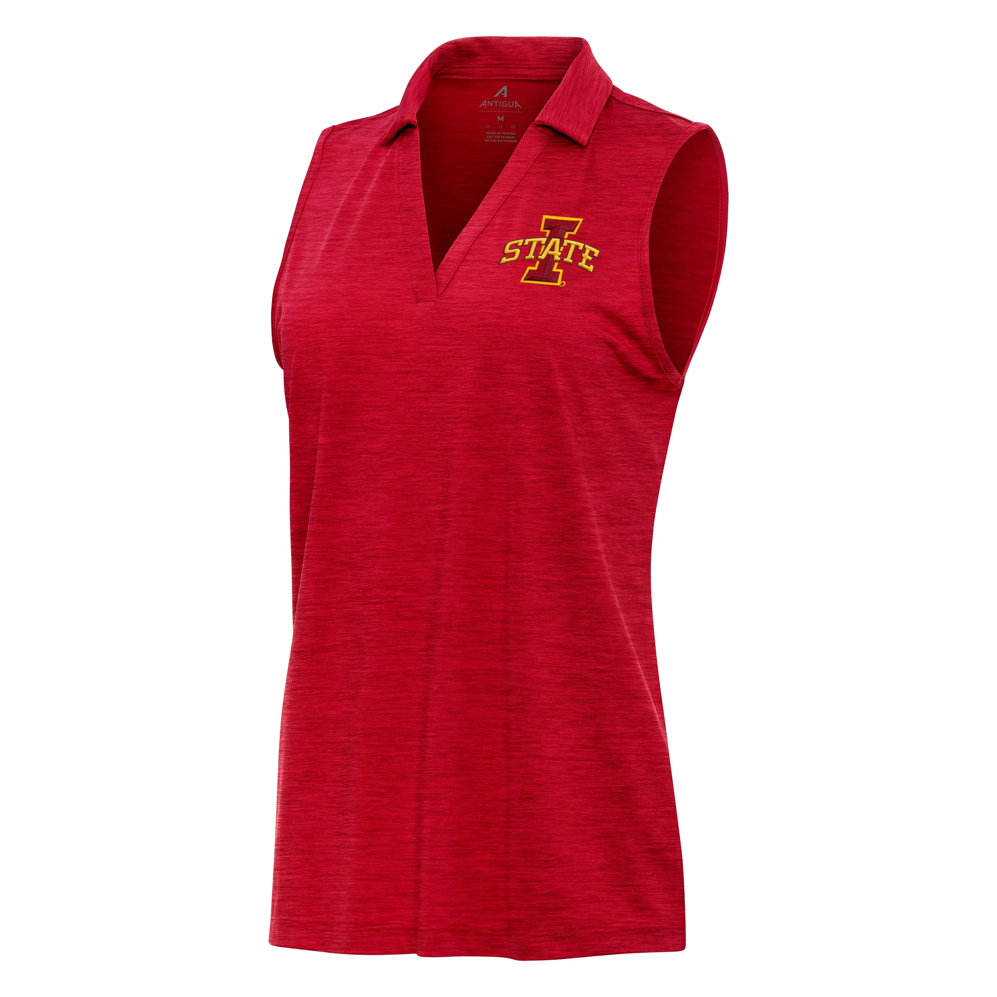 Iowa State Cyclones Womens Layout Sleeveless Polo