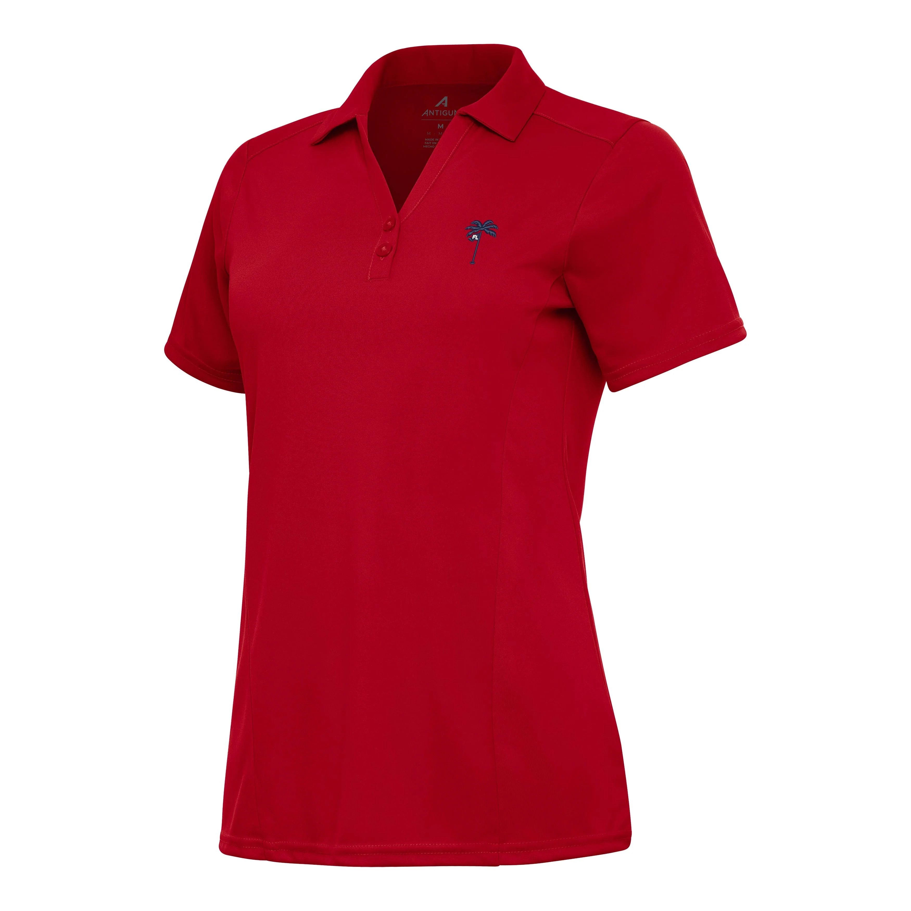Jupiter Links Golf Club Navy Palm Womens Tribute Polo