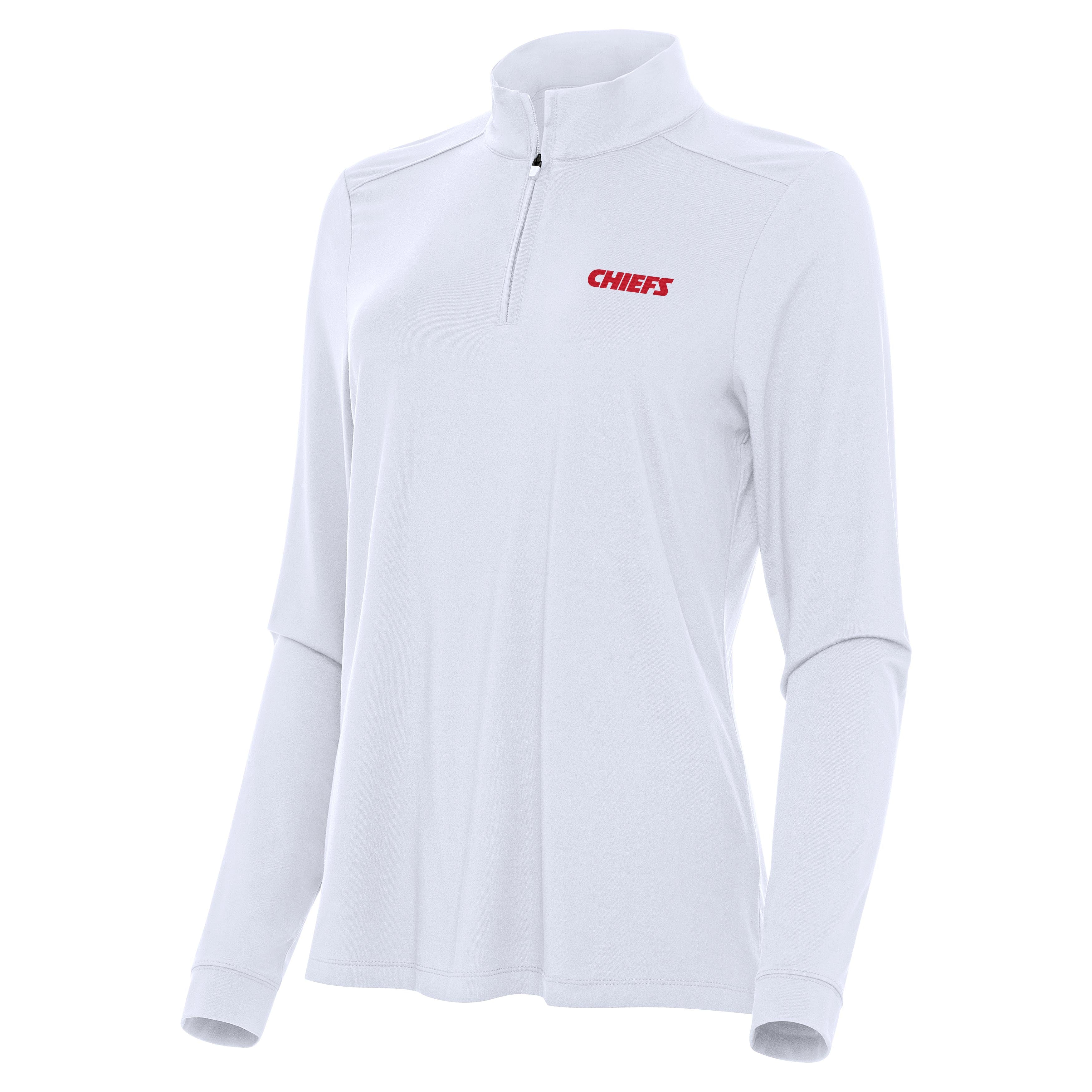 Kansas City Chiefs Throwback Womens Intent Quarter Zip Pullover