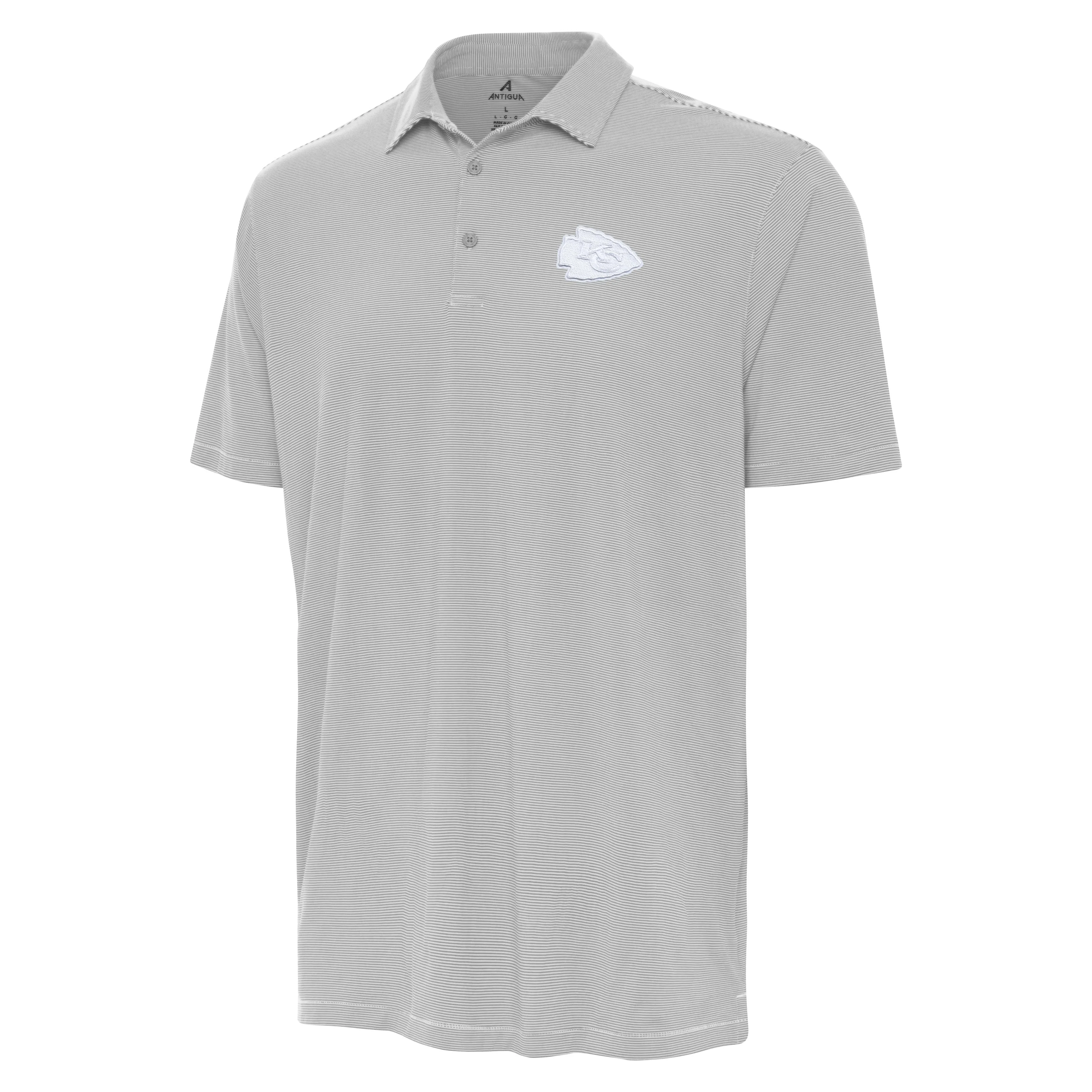 Kansas City Chiefs Twine White Logo Polo