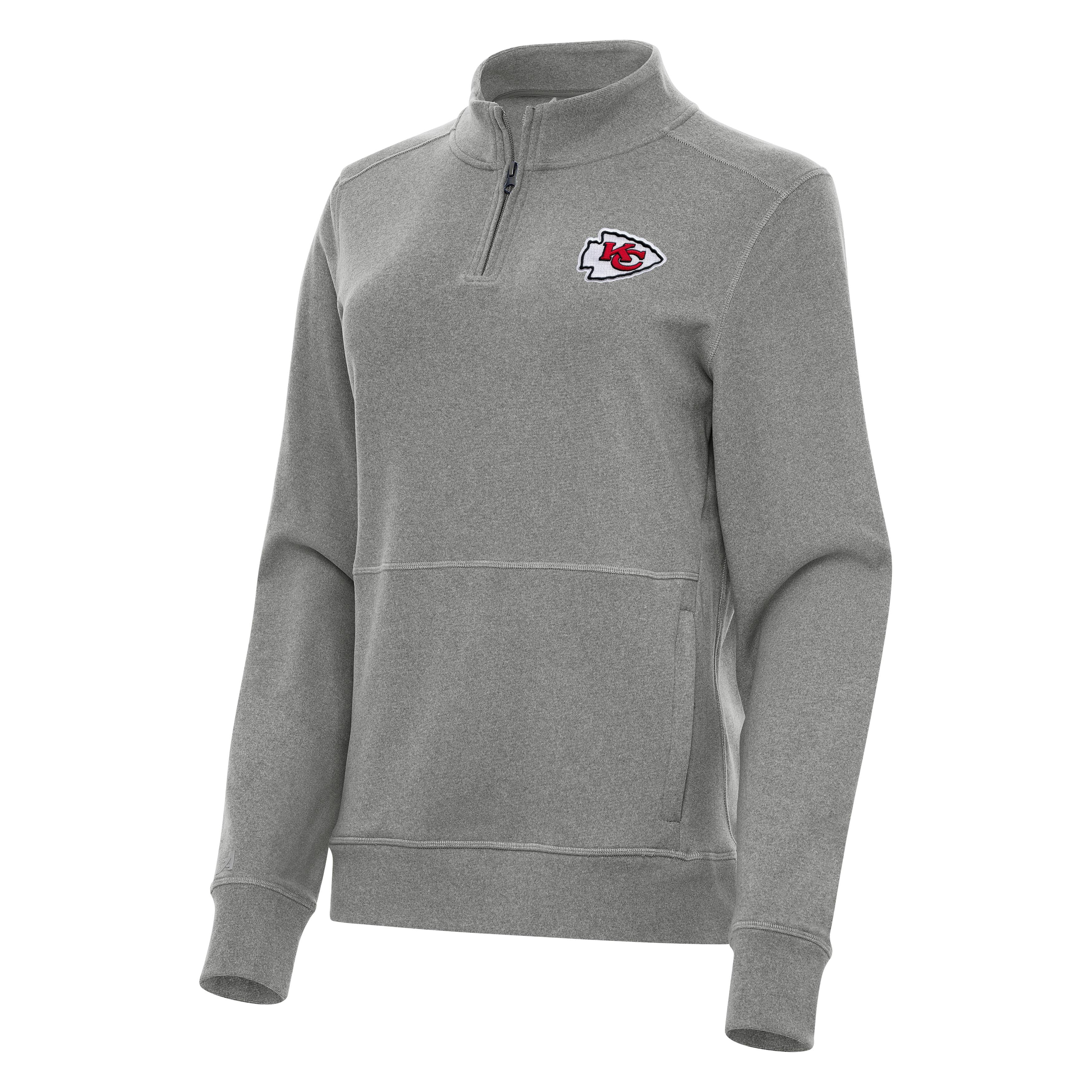 Kansas City Chiefs Womens Crush Quarter Zip Pullover - Image 2