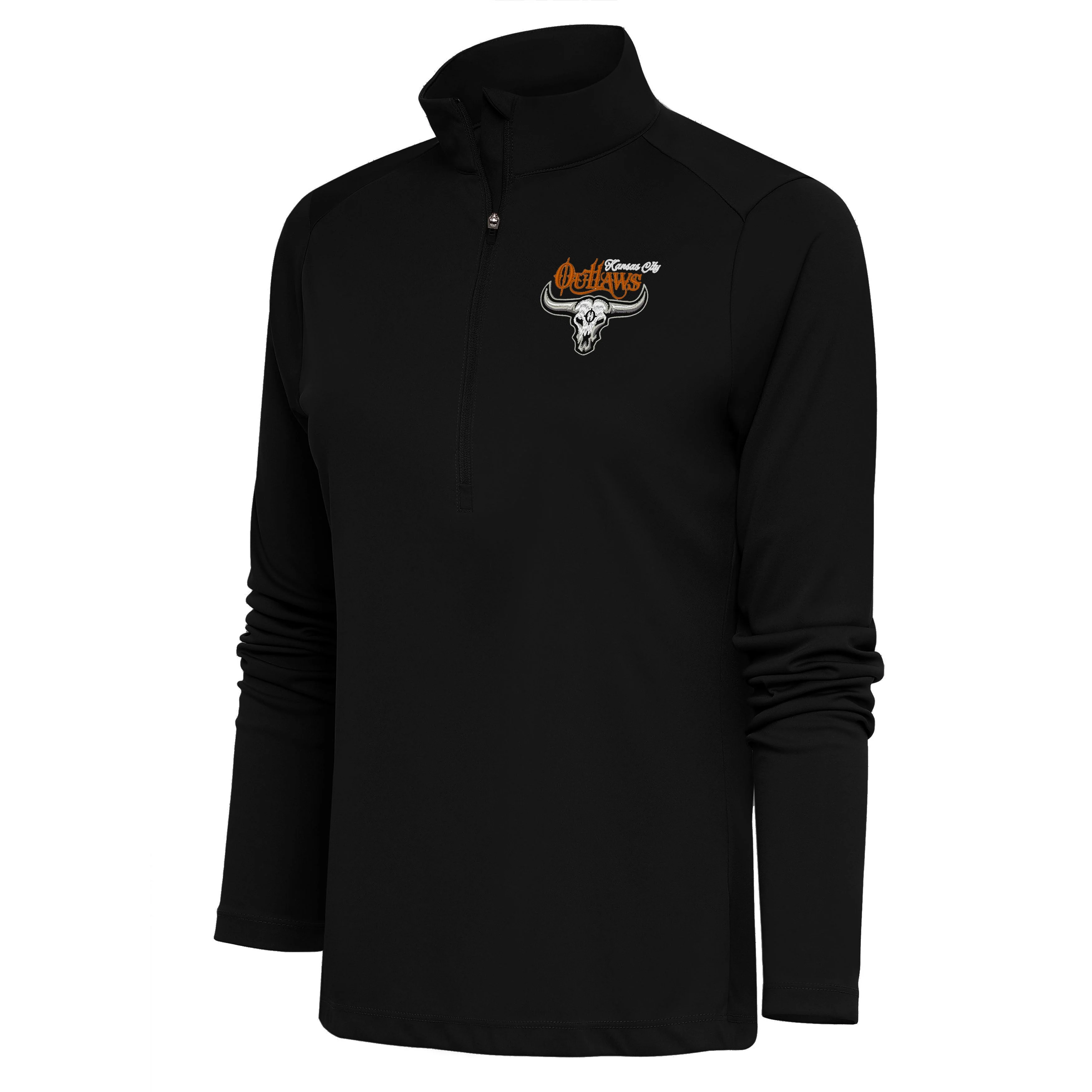 Kansas City Outlaws Tribute Womens Quarter Zip Pullover - Image 2