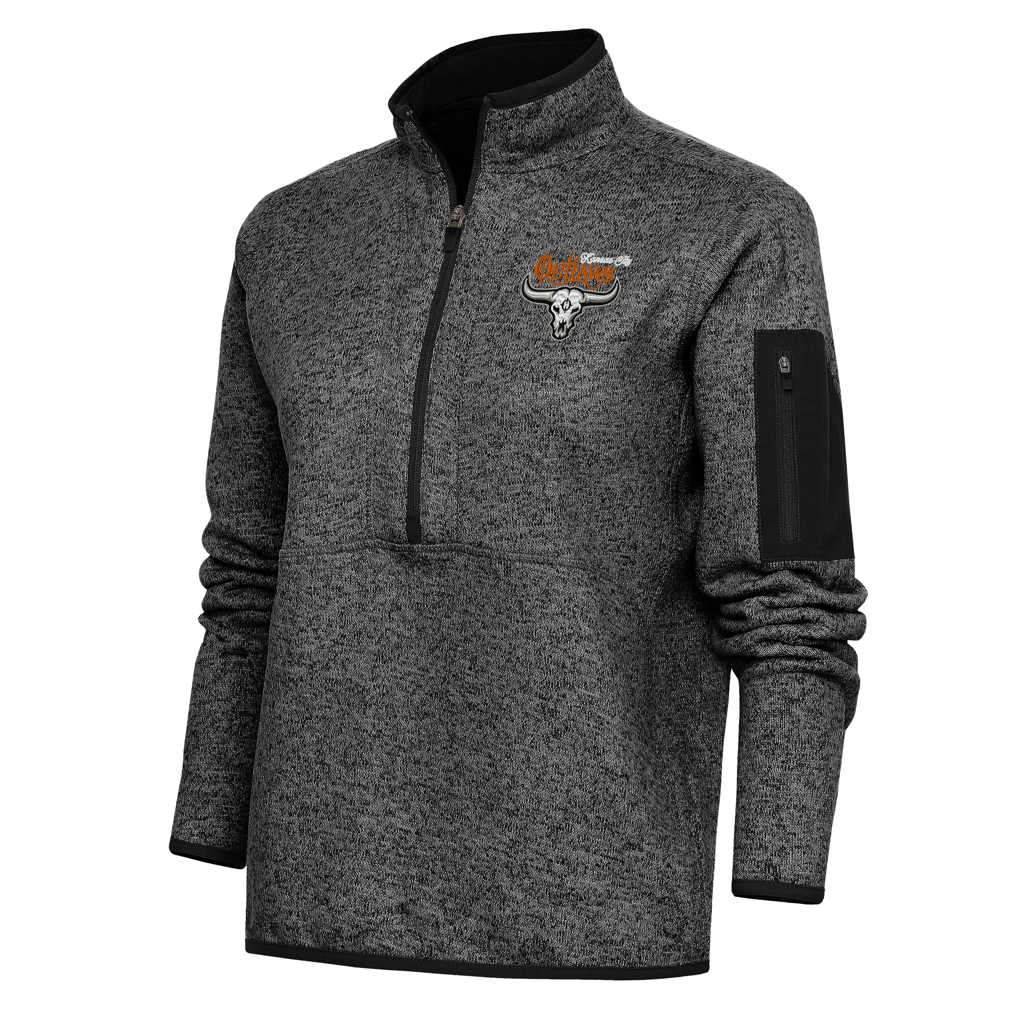 Kansas City Outlaws Womens Fortune Quarter Zip Pullover - Image 3