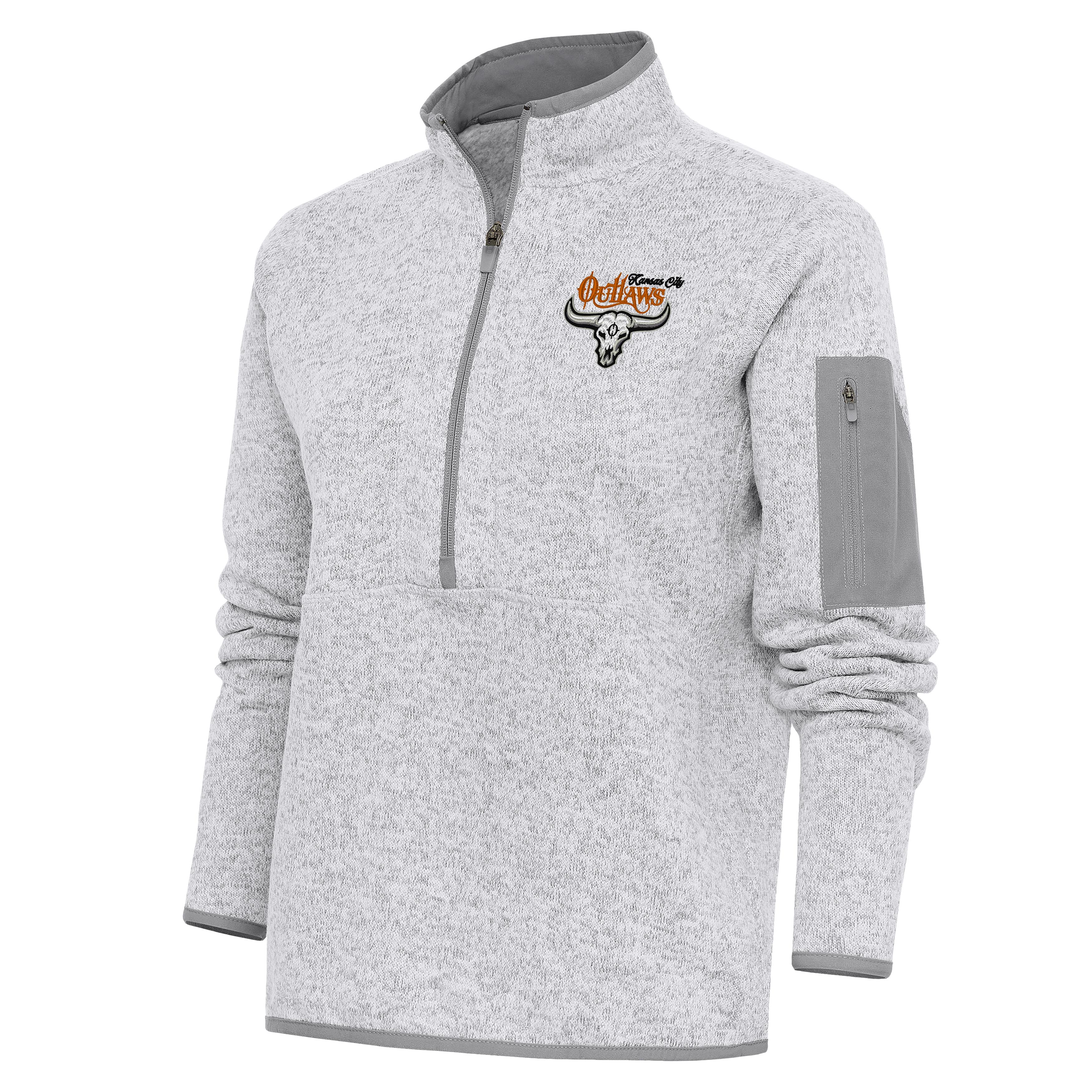 Kansas City Outlaws Womens Fortune Quarter Zip Pullover - Image 5