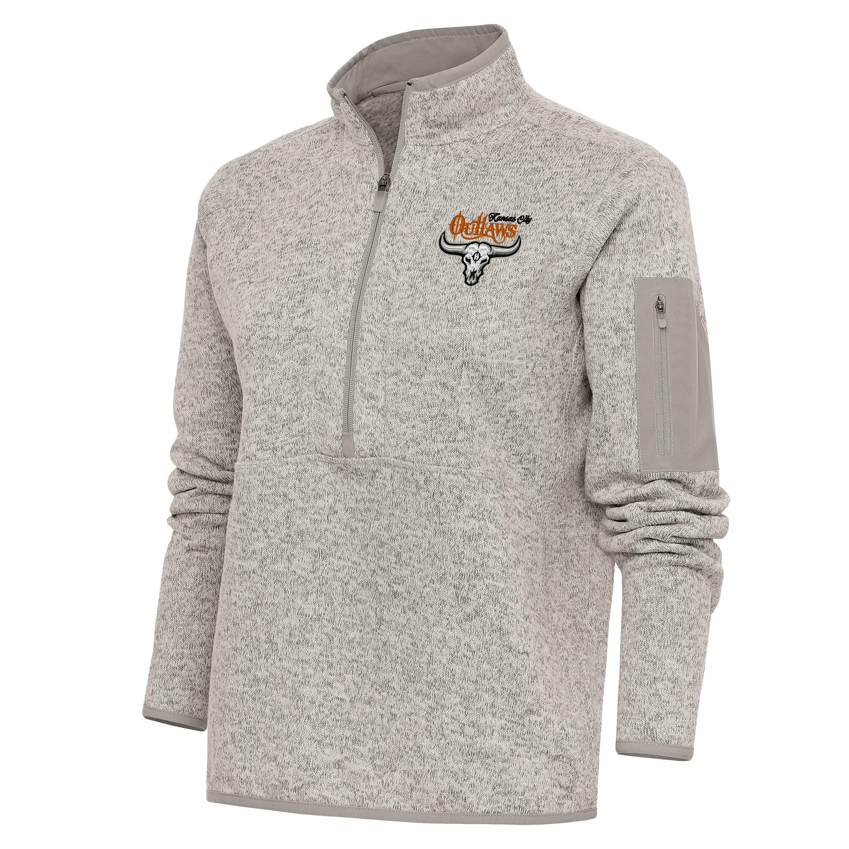 Kansas City Outlaws Womens Fortune Quarter Zip Pullover - Image 7