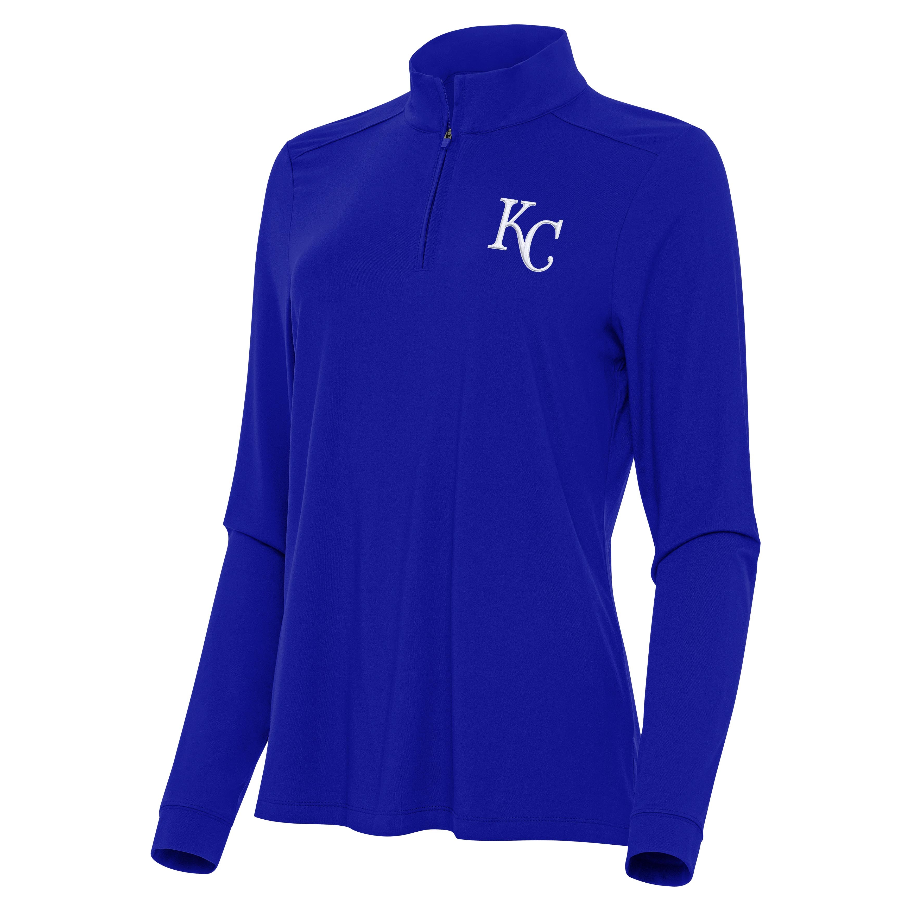 Kansas City Royals Womens Intent Quarter Zip Pullover