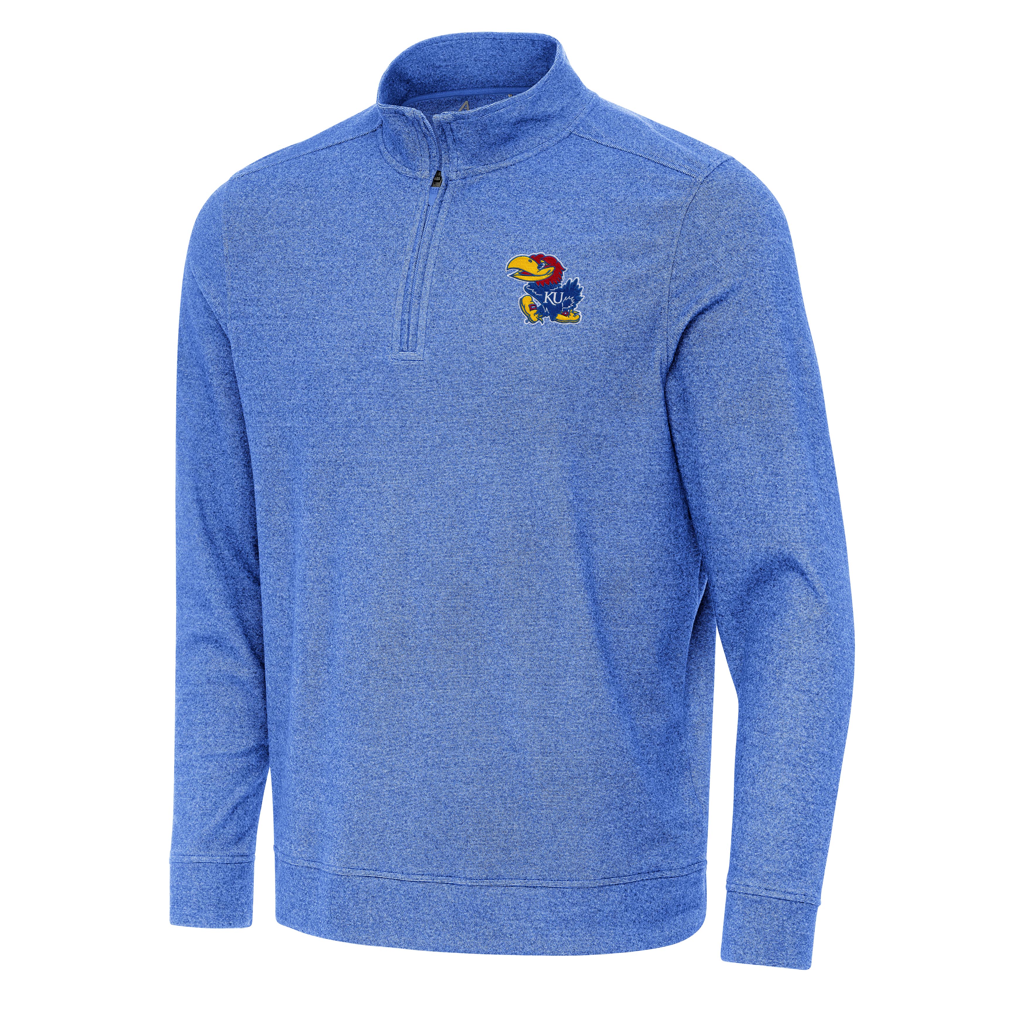 Kansas Jayhawks Subtle Quarter Zip Mock