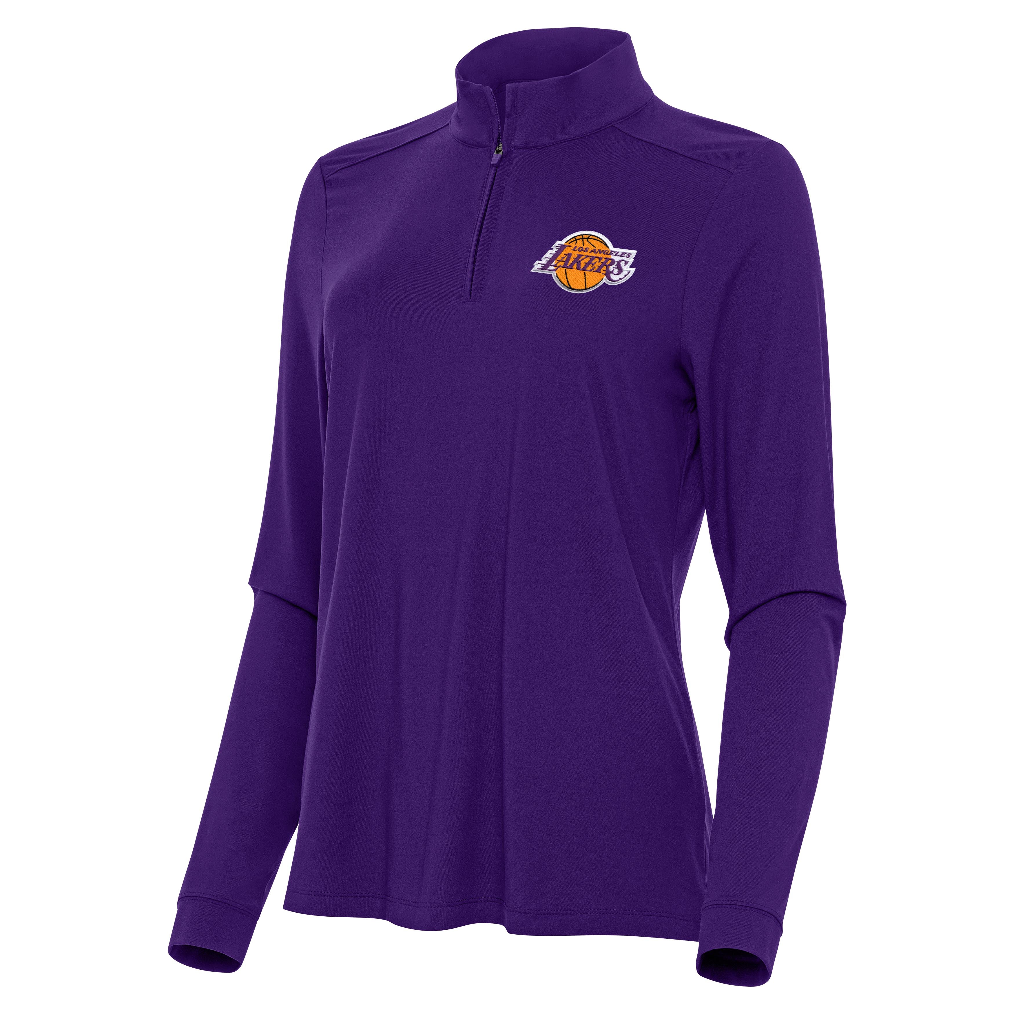 Los Angeles Lakers Womens Intent Quarter Zip Pullover