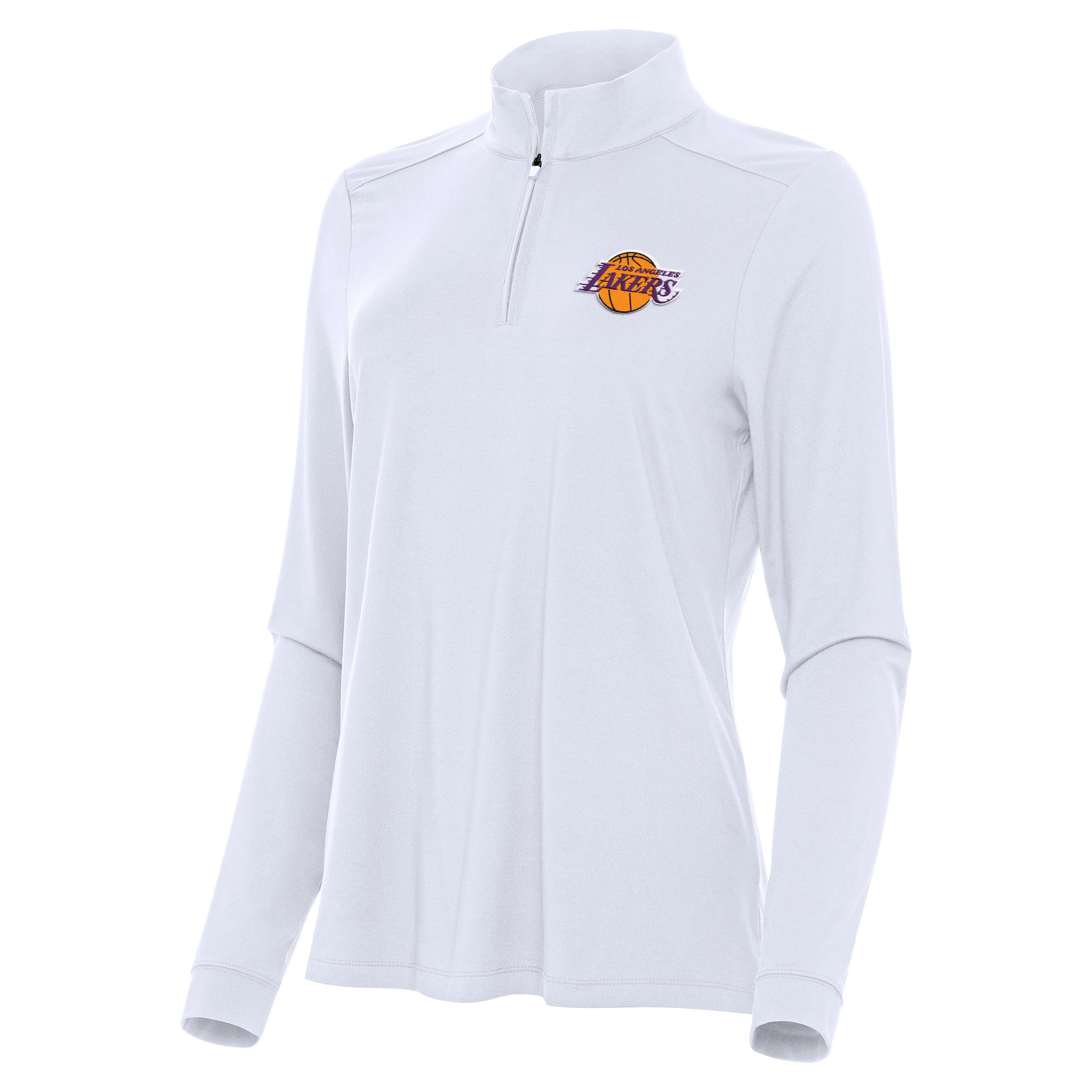 Los Angeles Lakers Womens Intent Quarter Zip Pullover - Image 2