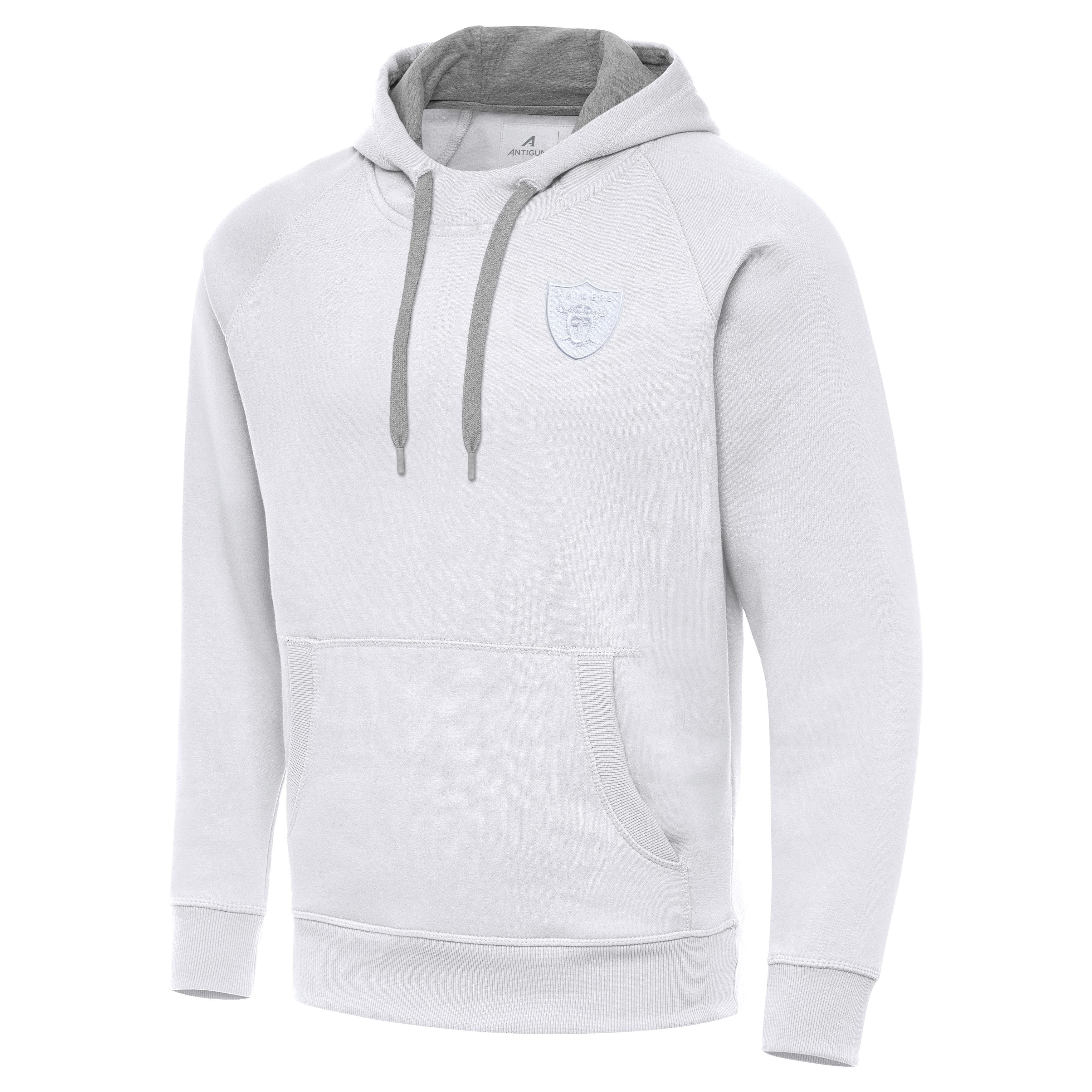 Las Vegas Raiders Victory White Logo Pullover Hood