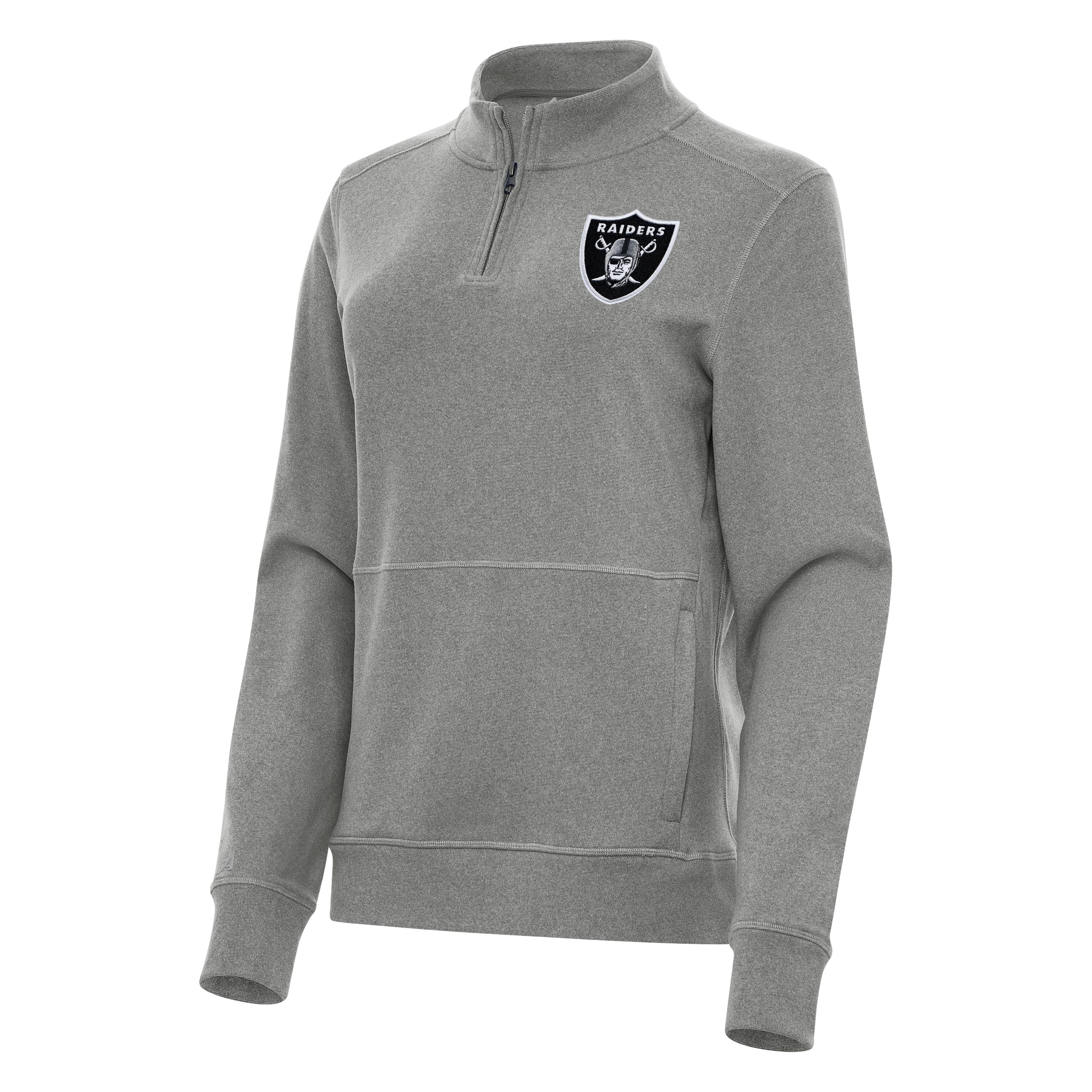 Las Vegas Raiders Womens Crush Quarter Zip Pullover