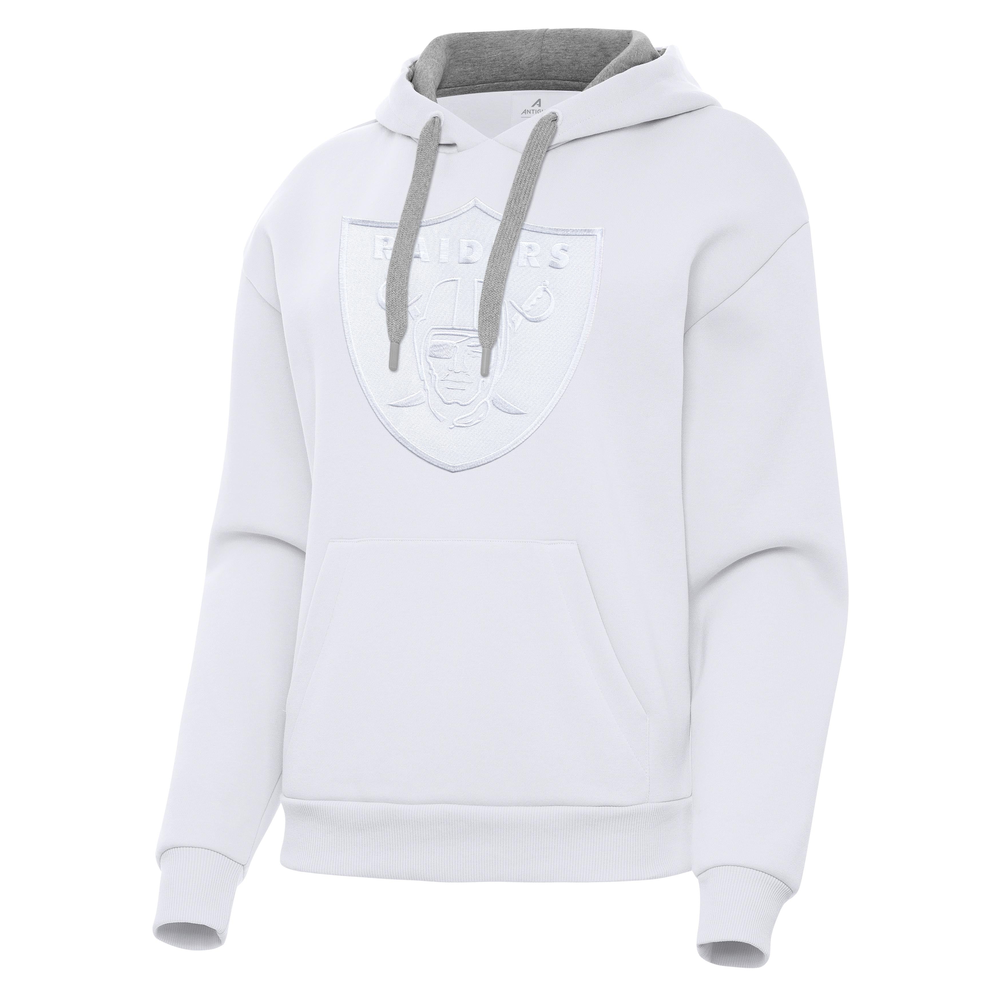 Las Vegas Raiders Womens Victory Full Front Logo Pullover Hood