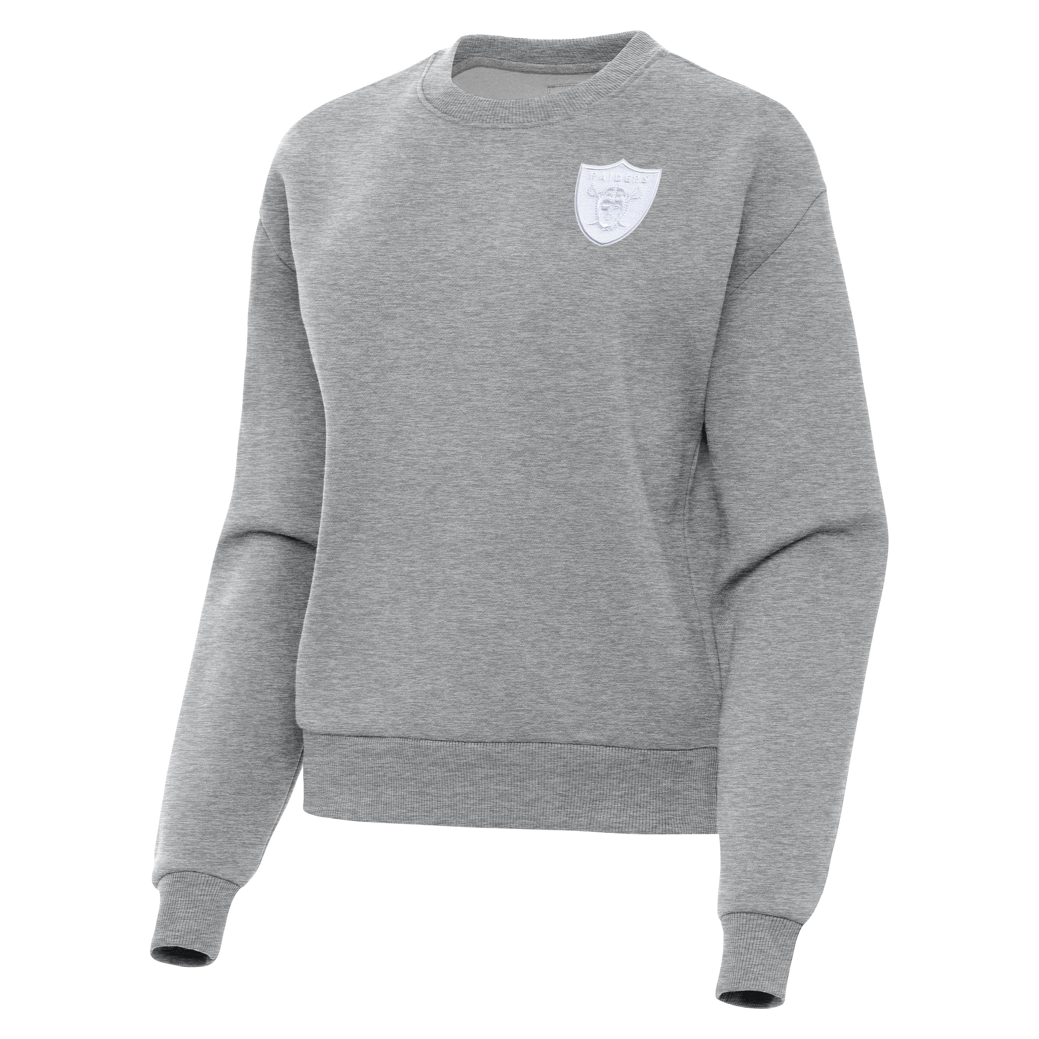 Las Vegas Raiders Womens Victory White Logo Crew - Image 2