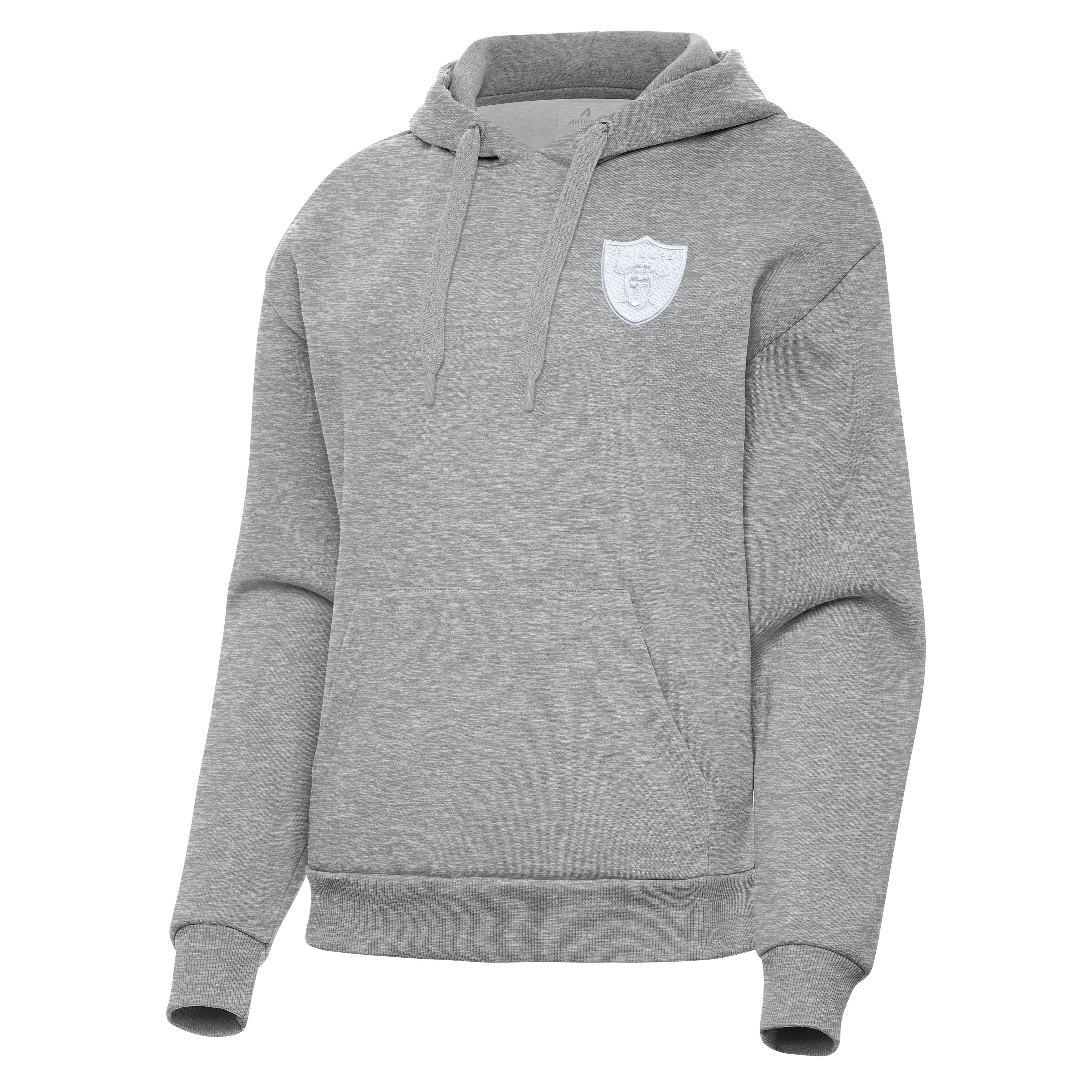 Las Vegas Raiders Womens Victory White Logo Pullover Hood - Image 2