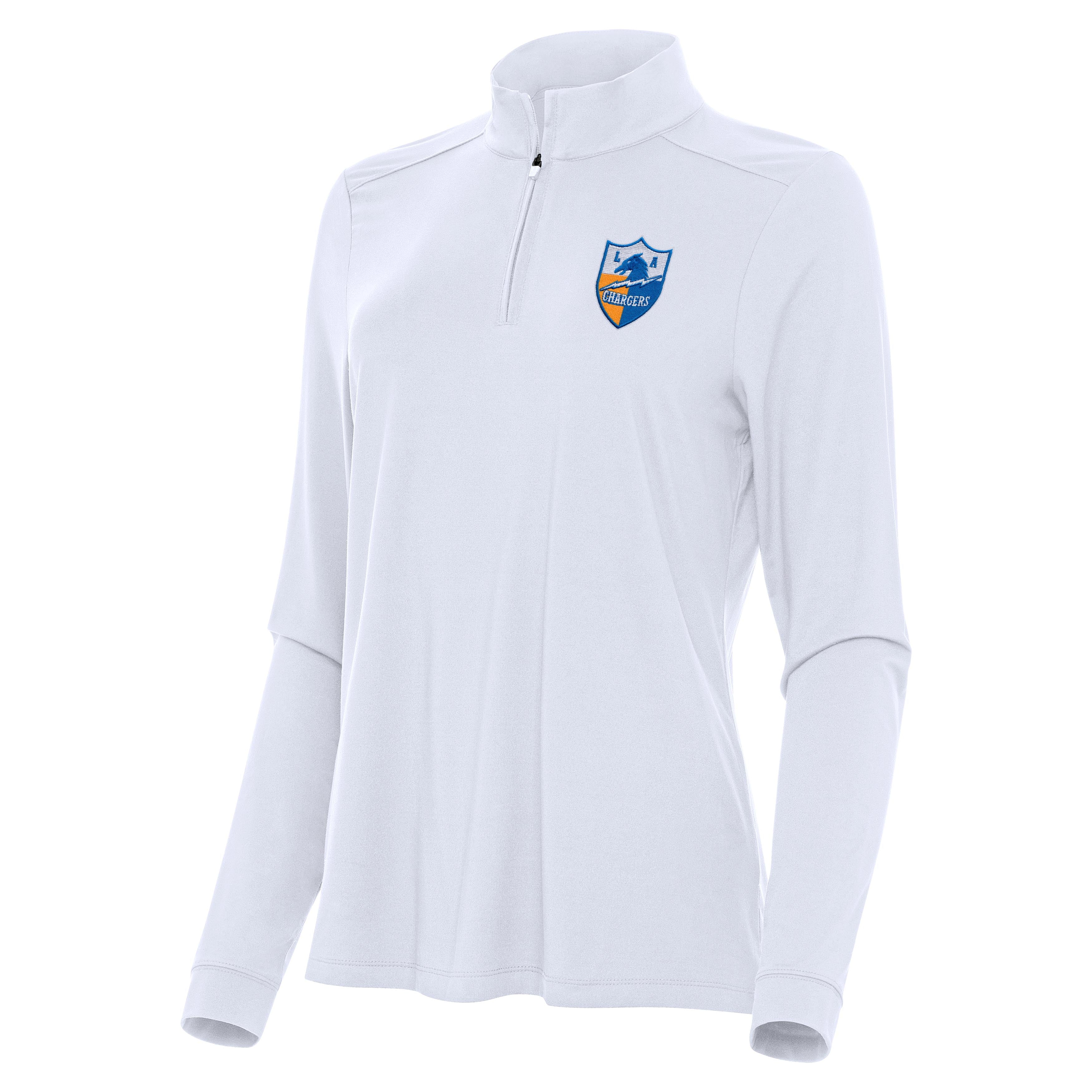 Los Angeles Chargers Throwback Womens Intent Quarter Zip Pullover