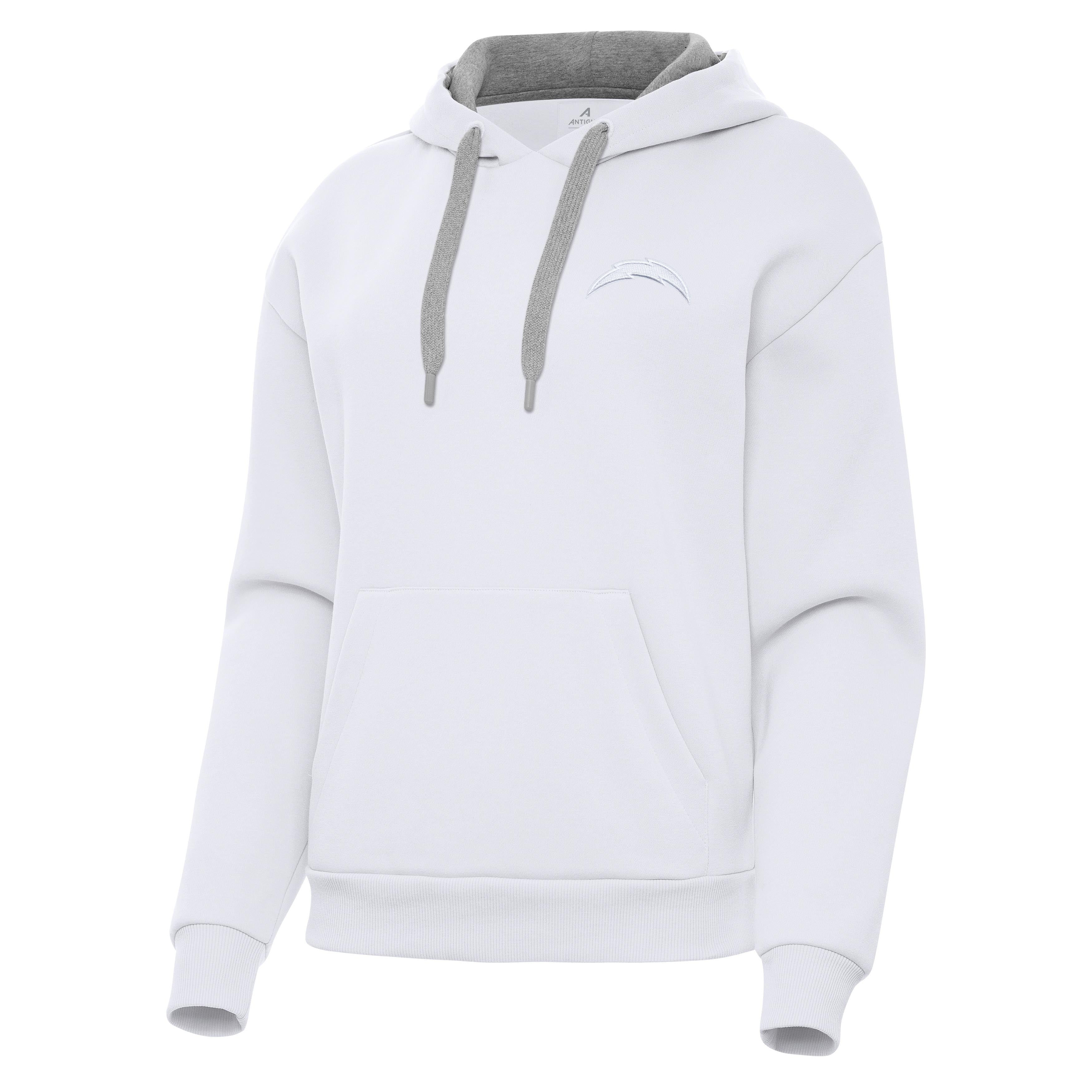 Los Angeles Chargers Womens Victory White Logo Pullover Hood