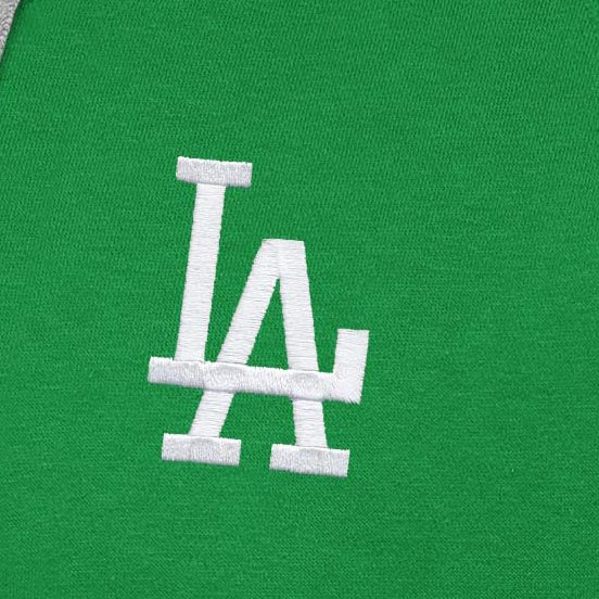Los Angeles Dodgers Victory St Patricks Day White Logo Pullover Hood - Image 2