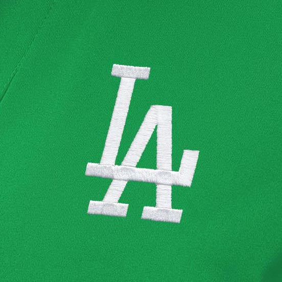 Los Angeles Dodgers Womens Era St Patricks Day White Logo Polo - Image 2