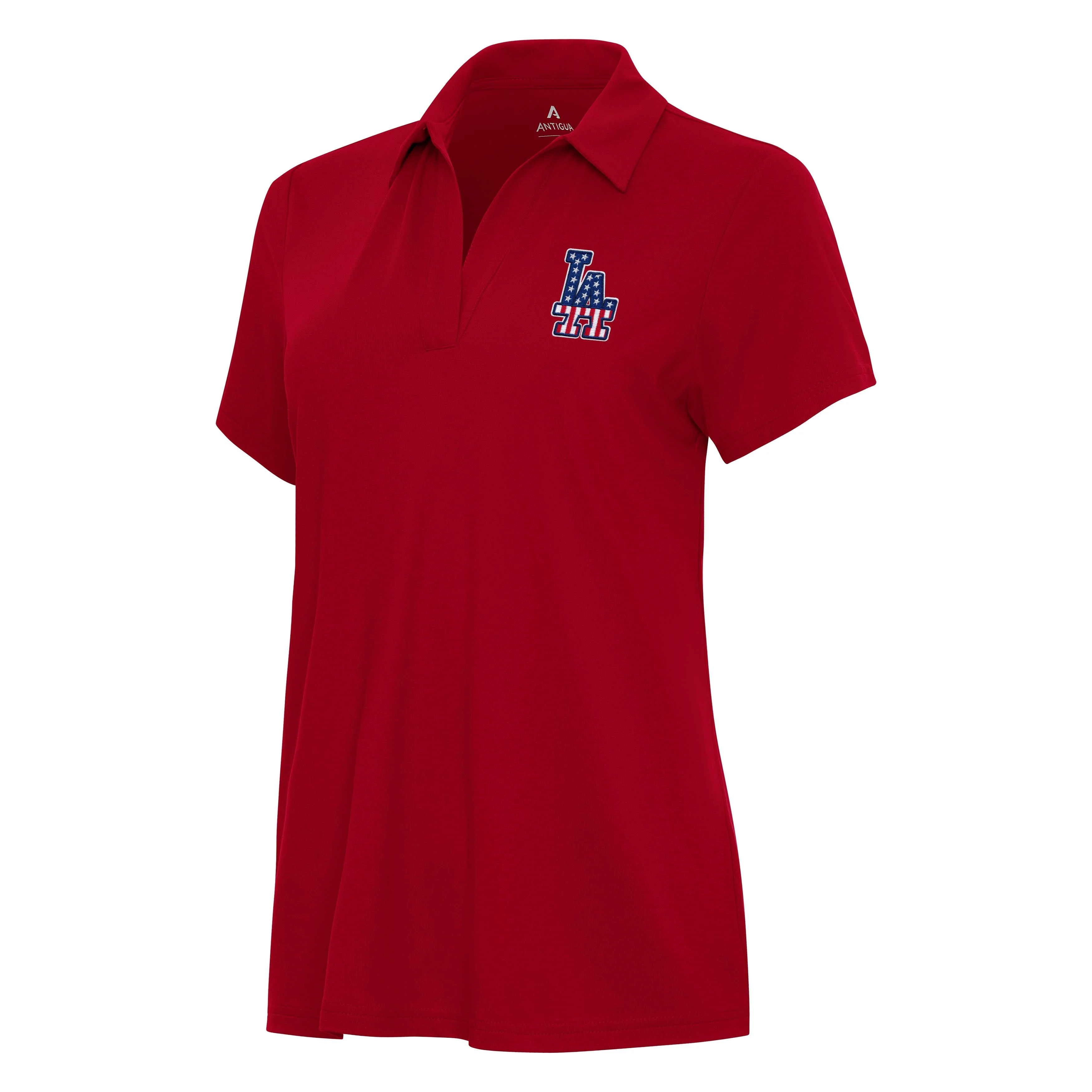 Los Angeles Dodgers Womens Patriotic Logo Polo - Image 3
