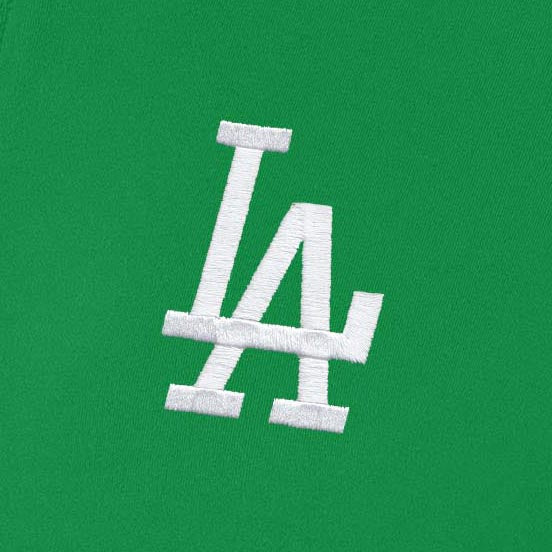 Los Angeles Dodgers Womens Intent St Patricks Day White Logo Quarter Zip Pullover - Image 2