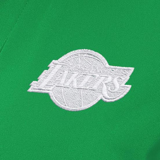 Los Angeles Lakers Womens Era St Patricks Day White Logo Polo - Image 2