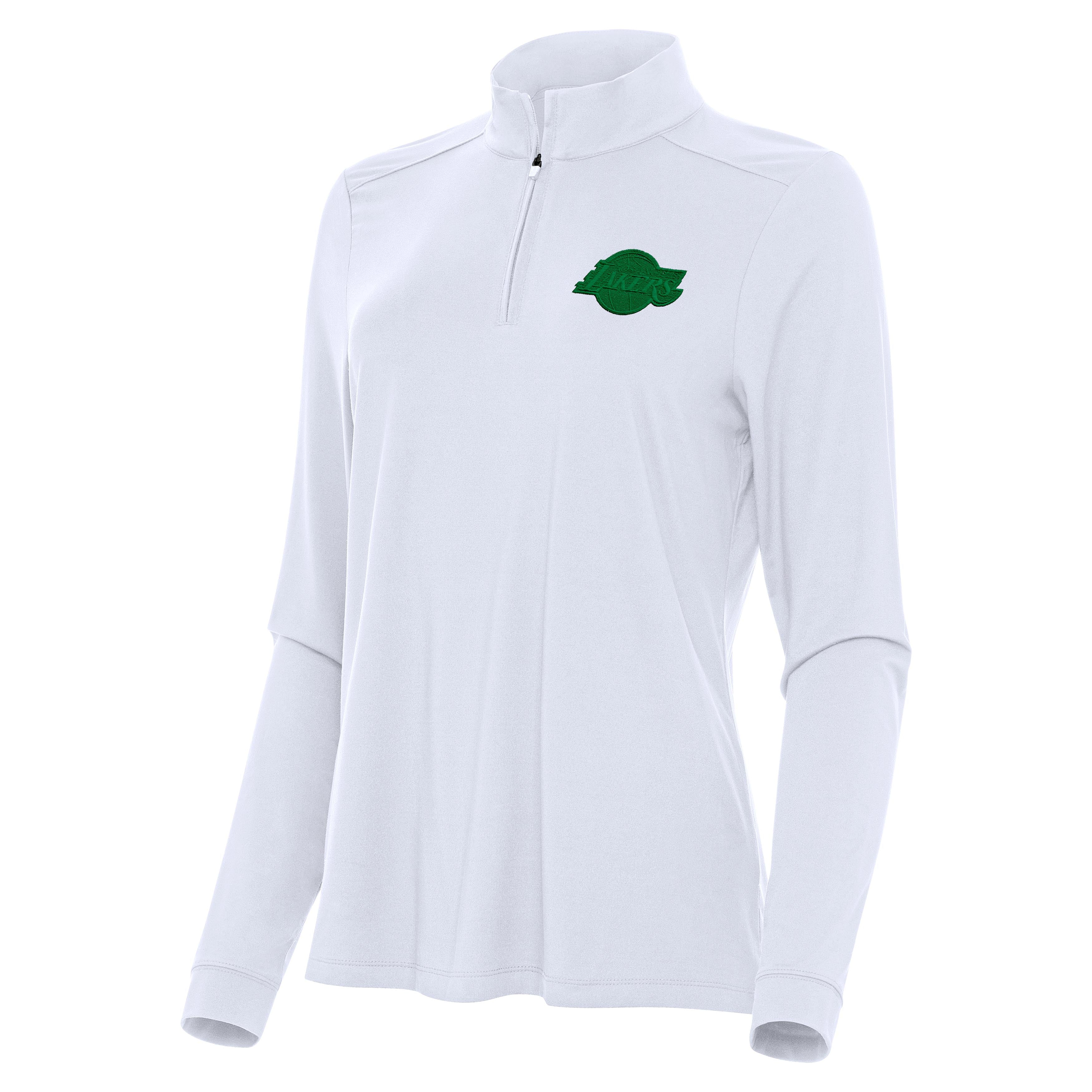 Los Angeles Lakers Womens Intent St Patricks Day Quarter Zip Pullover - Image 3
