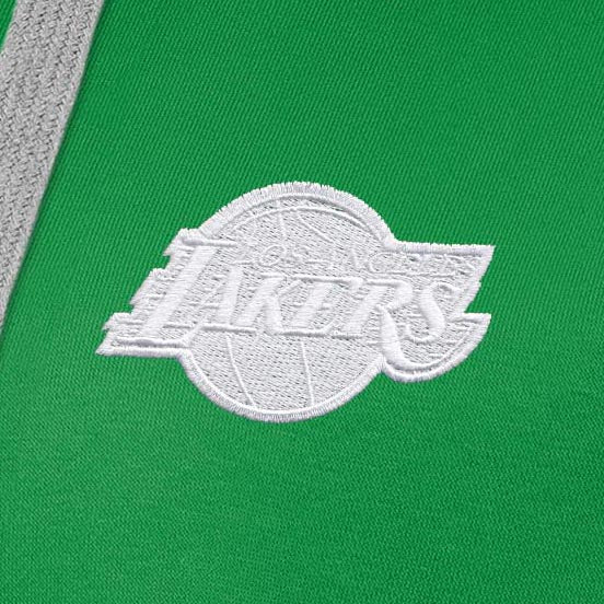 Los Angeles Lakers Womens Victory St Patricks Day White Logo Pullover Hood - Image 2