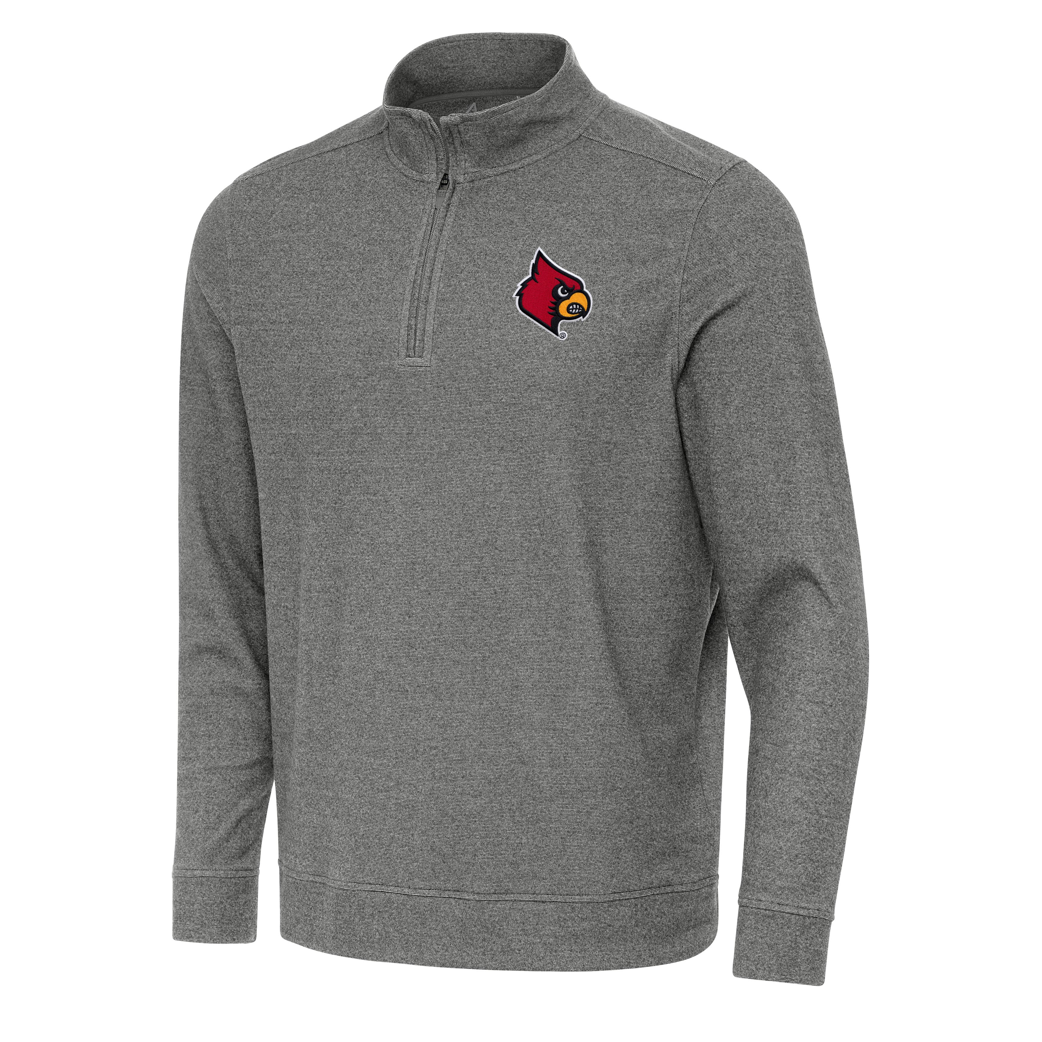Louisville Cardinals Subtle Quarter Zip Mock
