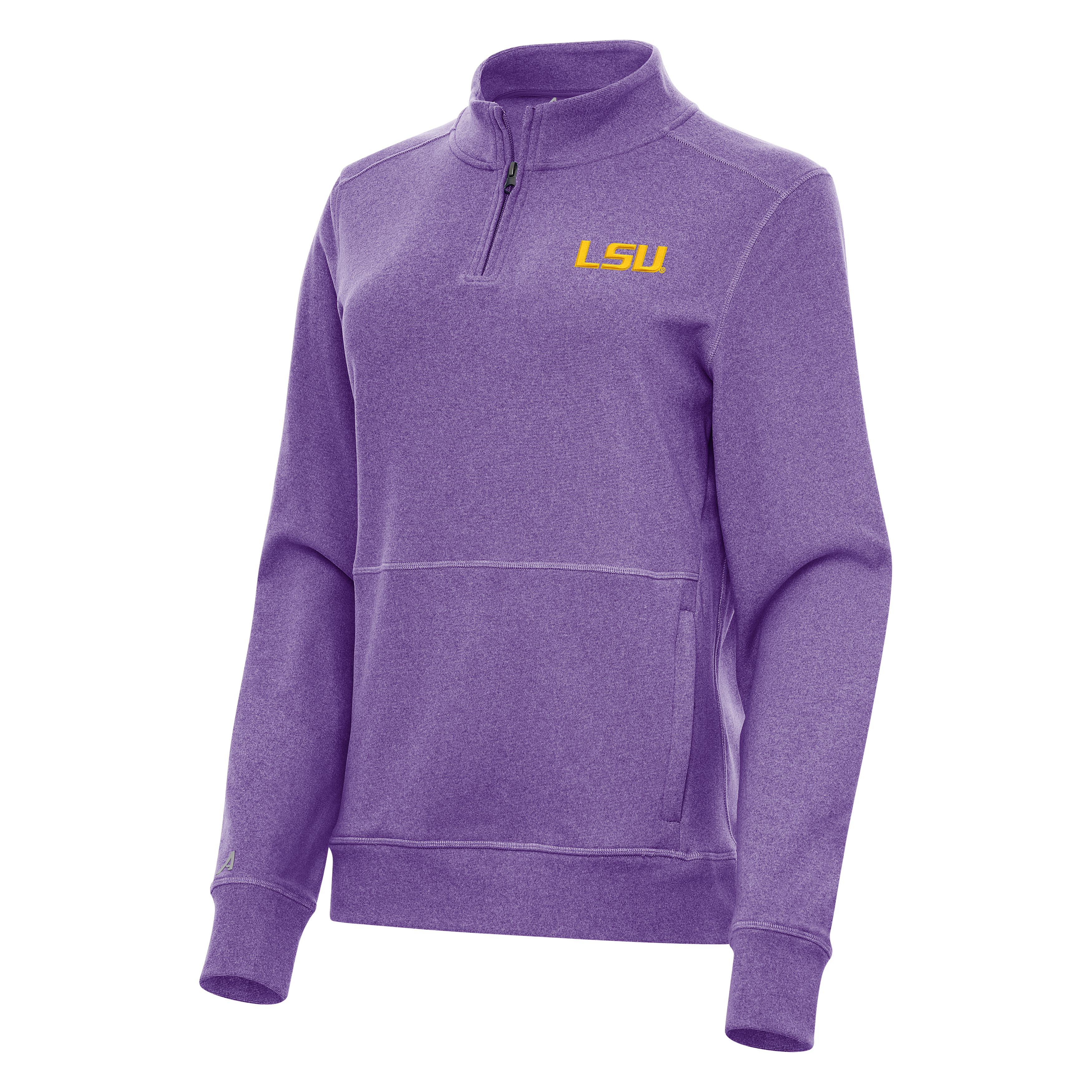 LSU Tigers Womens Crush Quarter Zip Pullover